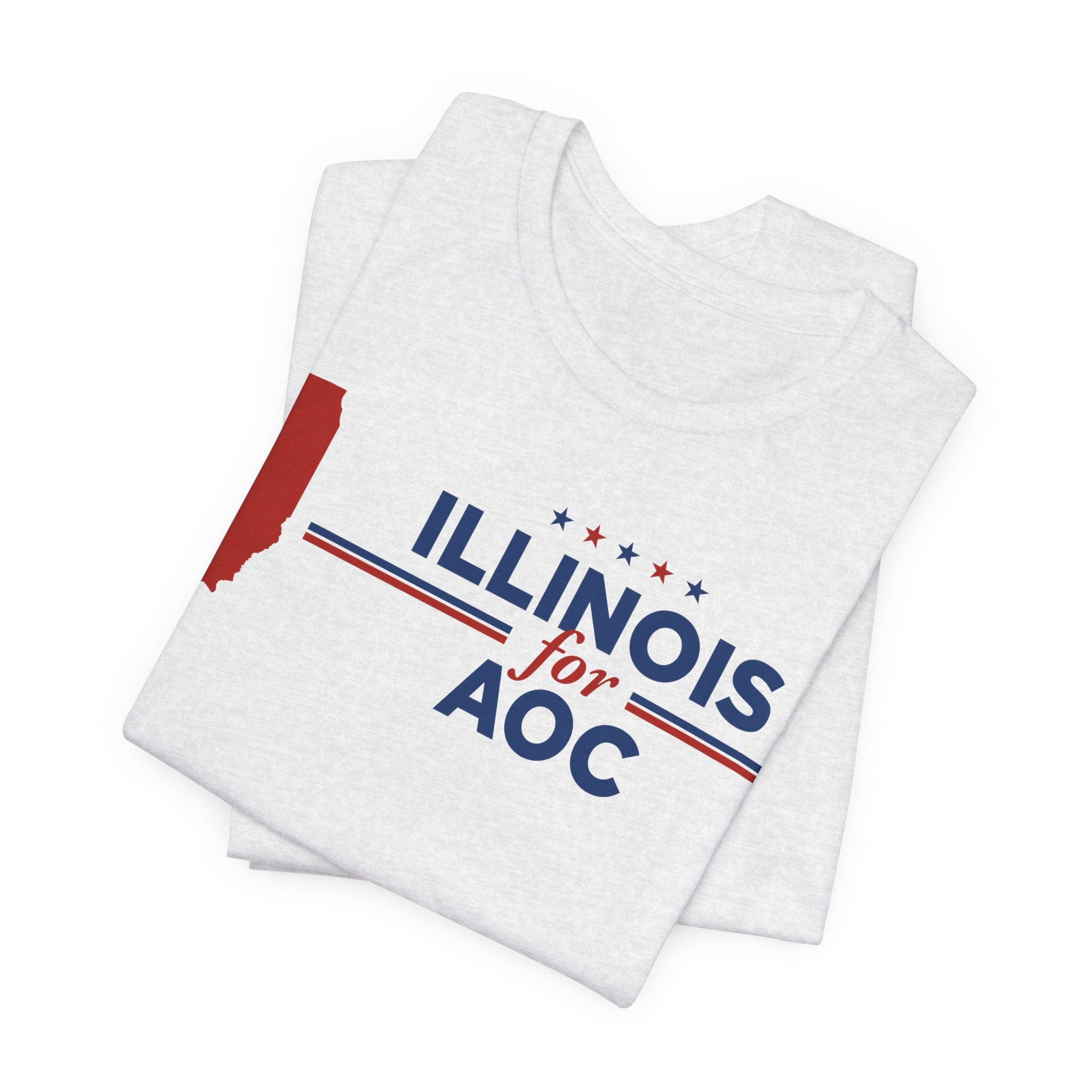 Illinois for AOC for President Campaign T-Shirt 2028