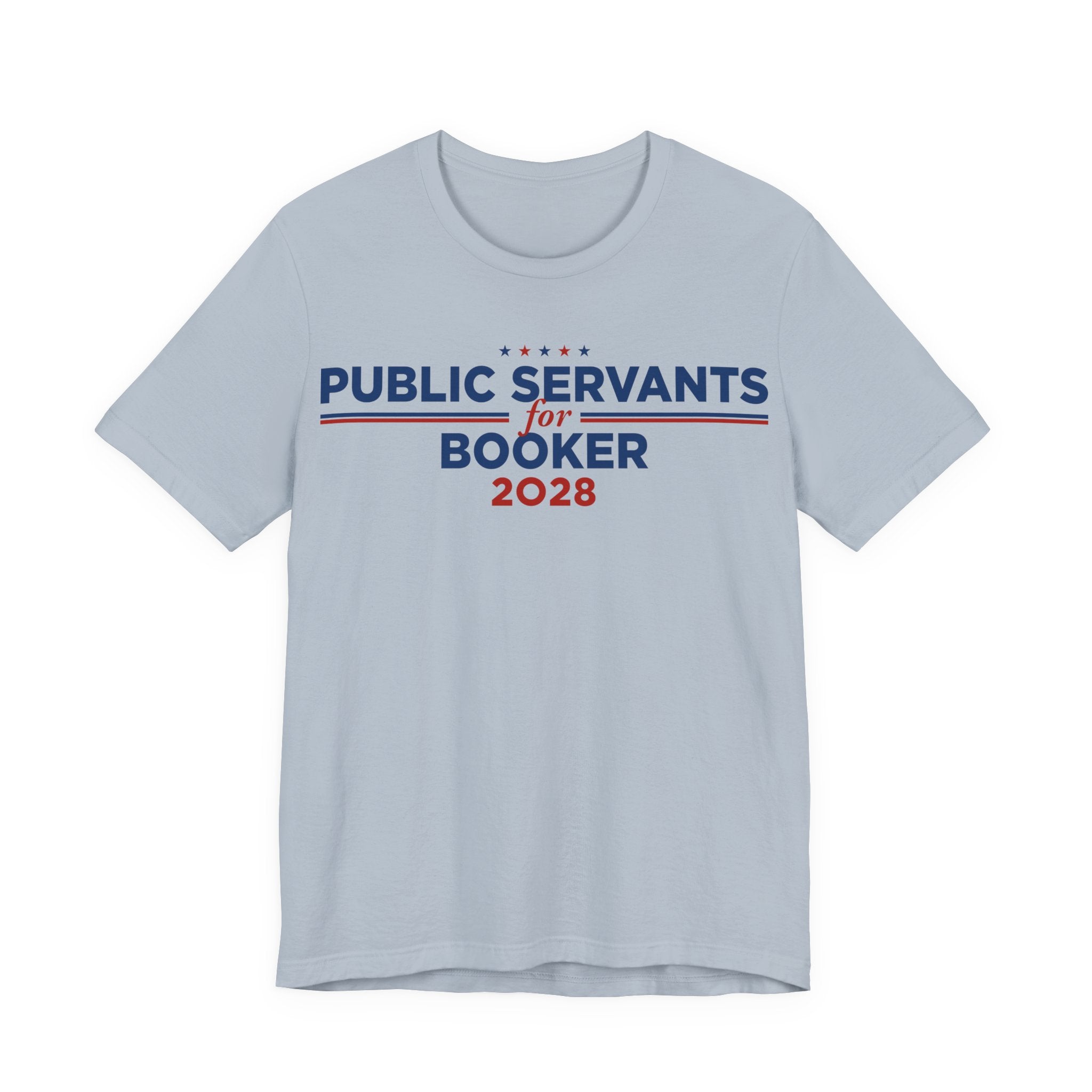 Public Servants for Cory Booker for President Campaign T-Shirt 2028