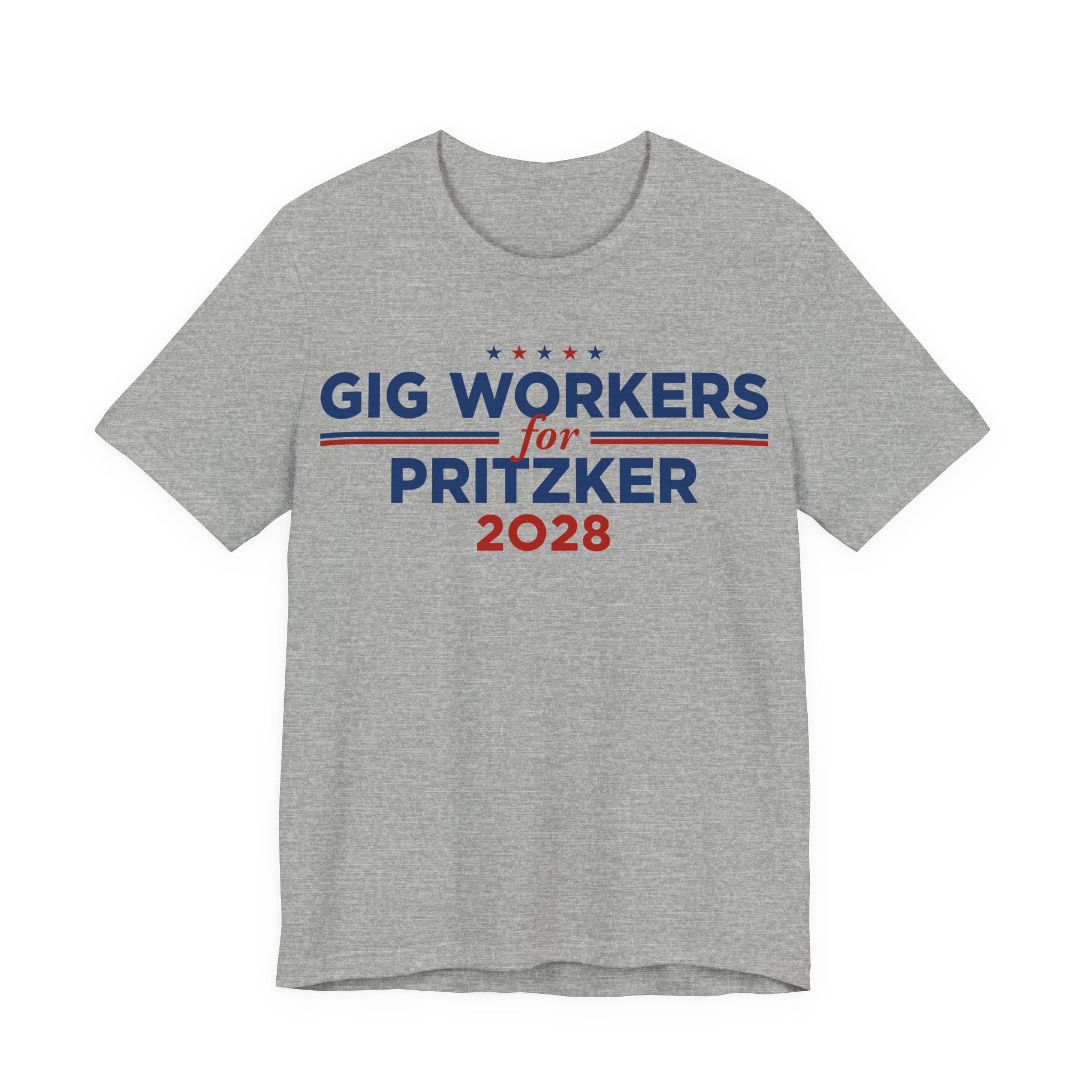 Gig Workers for J.B. Pritzker for President Campaign T-Shirt 2028