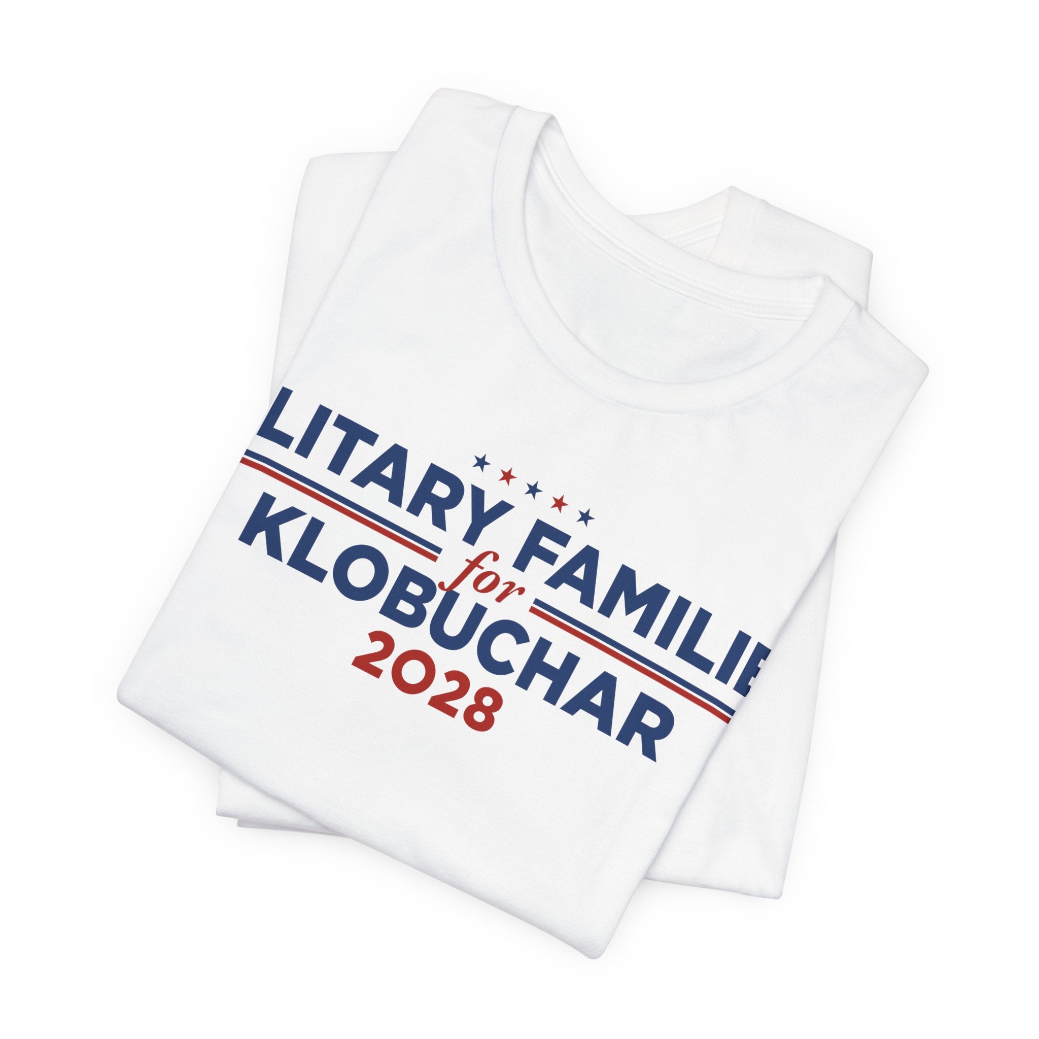 Military Families for Amy Klobuchar for President Campaign T-Shirt 2028