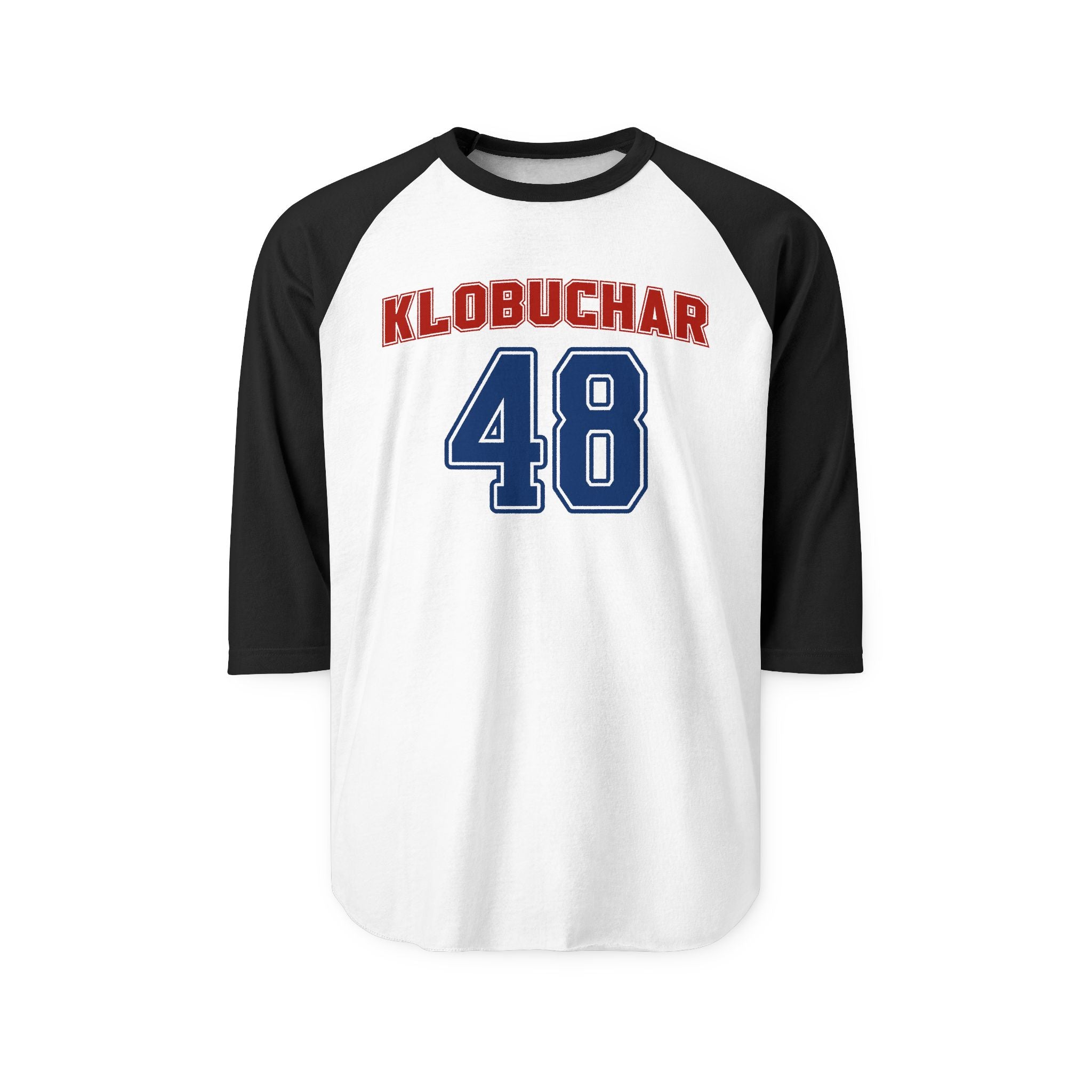 Team Amy Klobuchar - 48th President Vintage Varsity Baseball T-Shirt