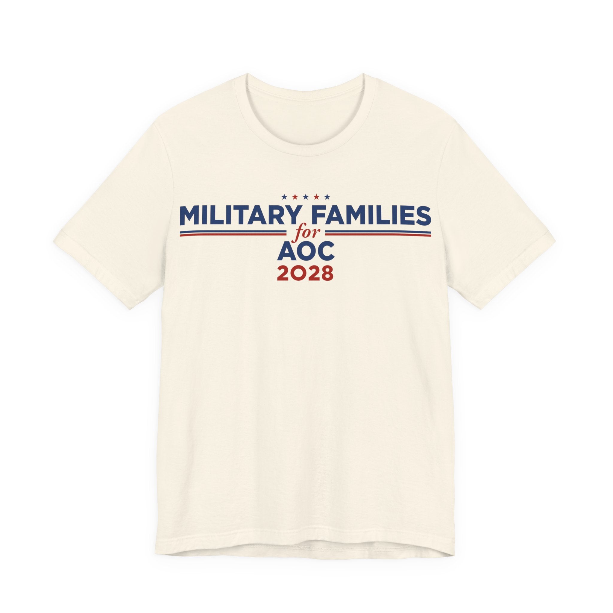 Military Families for AOC for President Campaign T-Shirt 2028