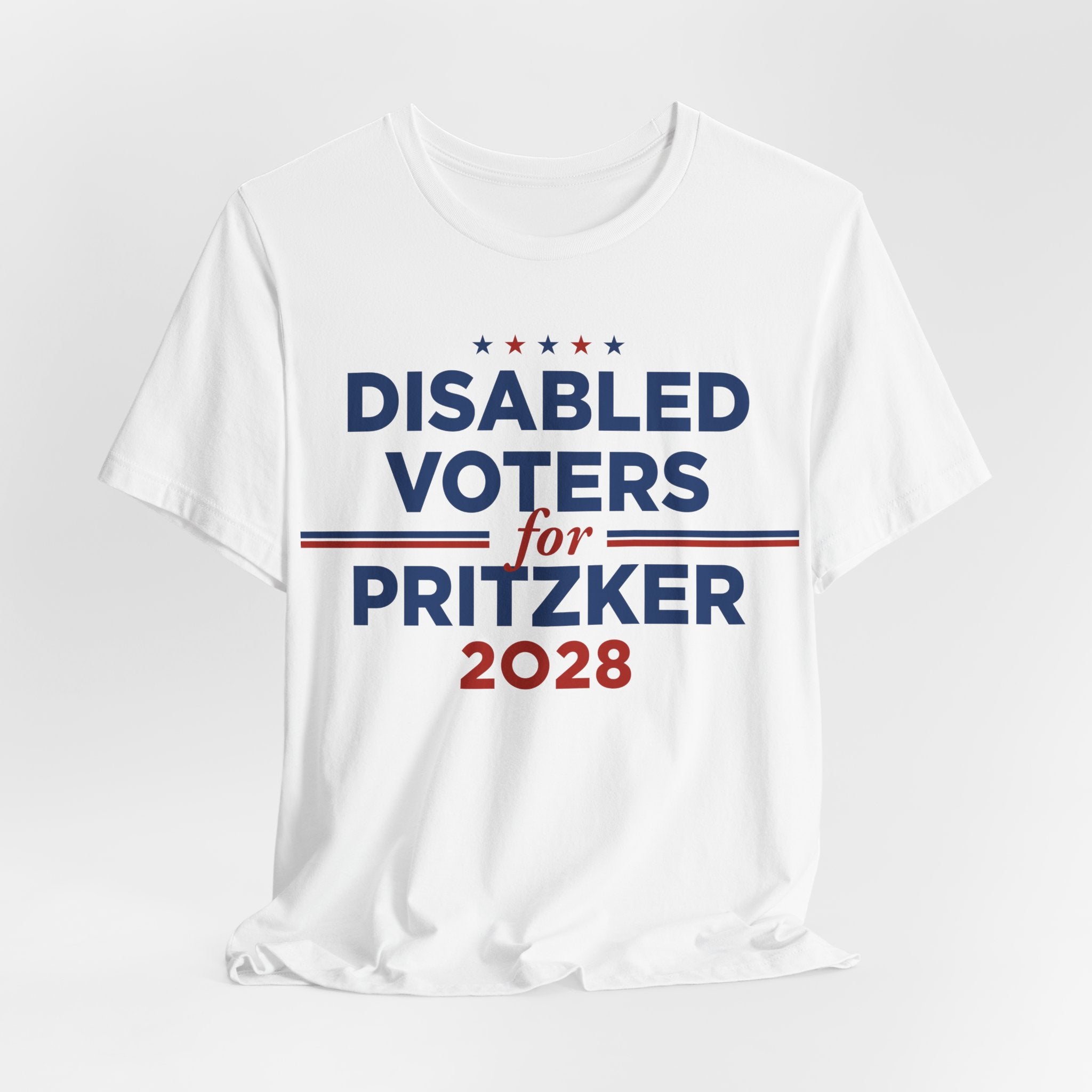 Disabled Voters for J.B. Pritzker for President Campaign T-Shirt 2028