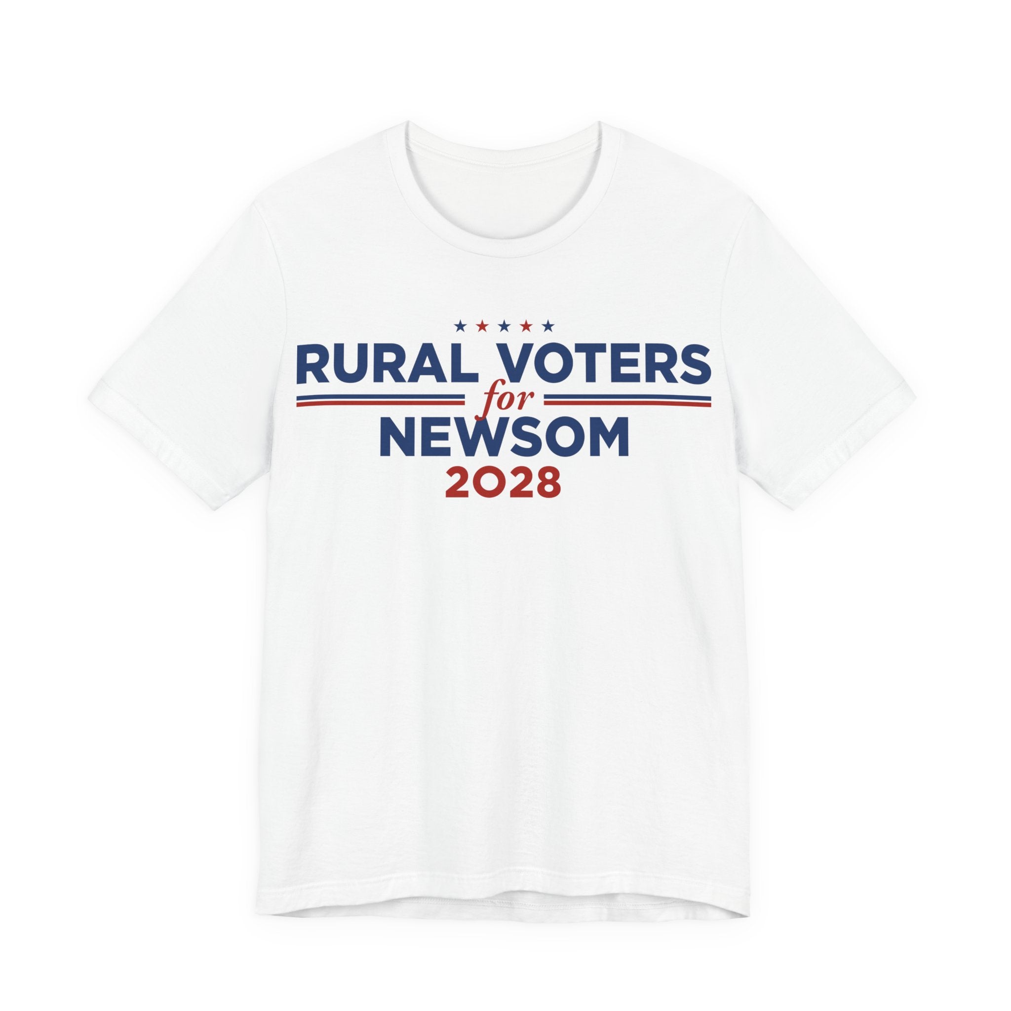 Rural Voters for Gavin Newsom for President Campaign T-Shirt 2028