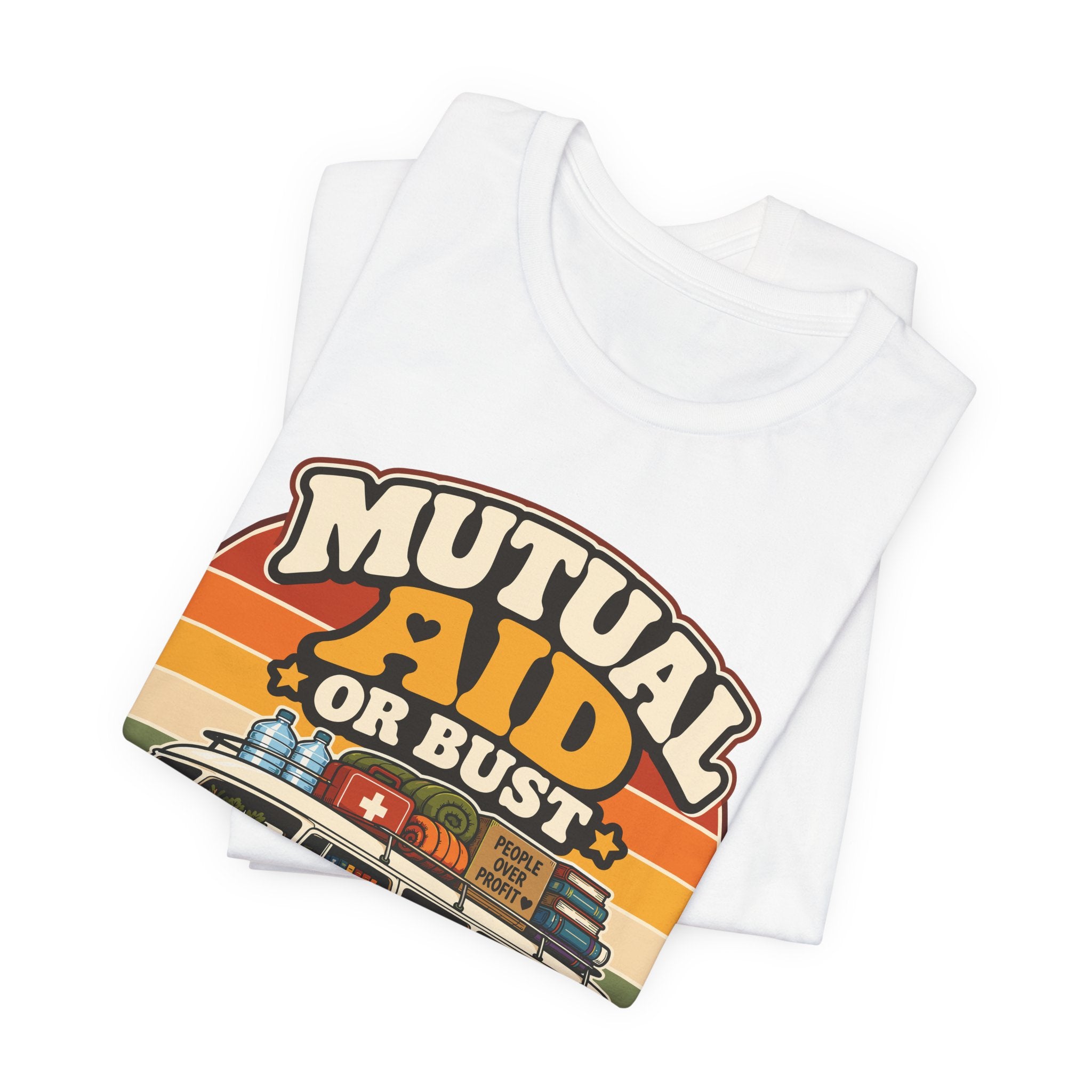 Community Care Caravan T-Shirt | Mutual Aid Progressive Graphic Tee