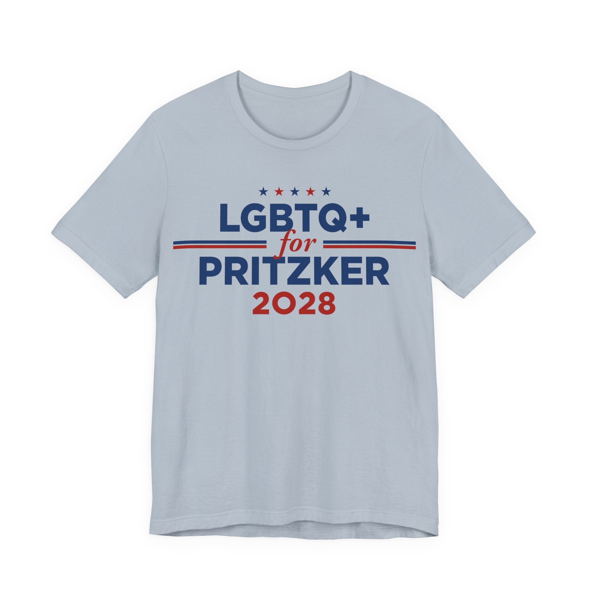 LGBTQ+ for J.B. Pritzker for President Campaign T-Shirt 2028