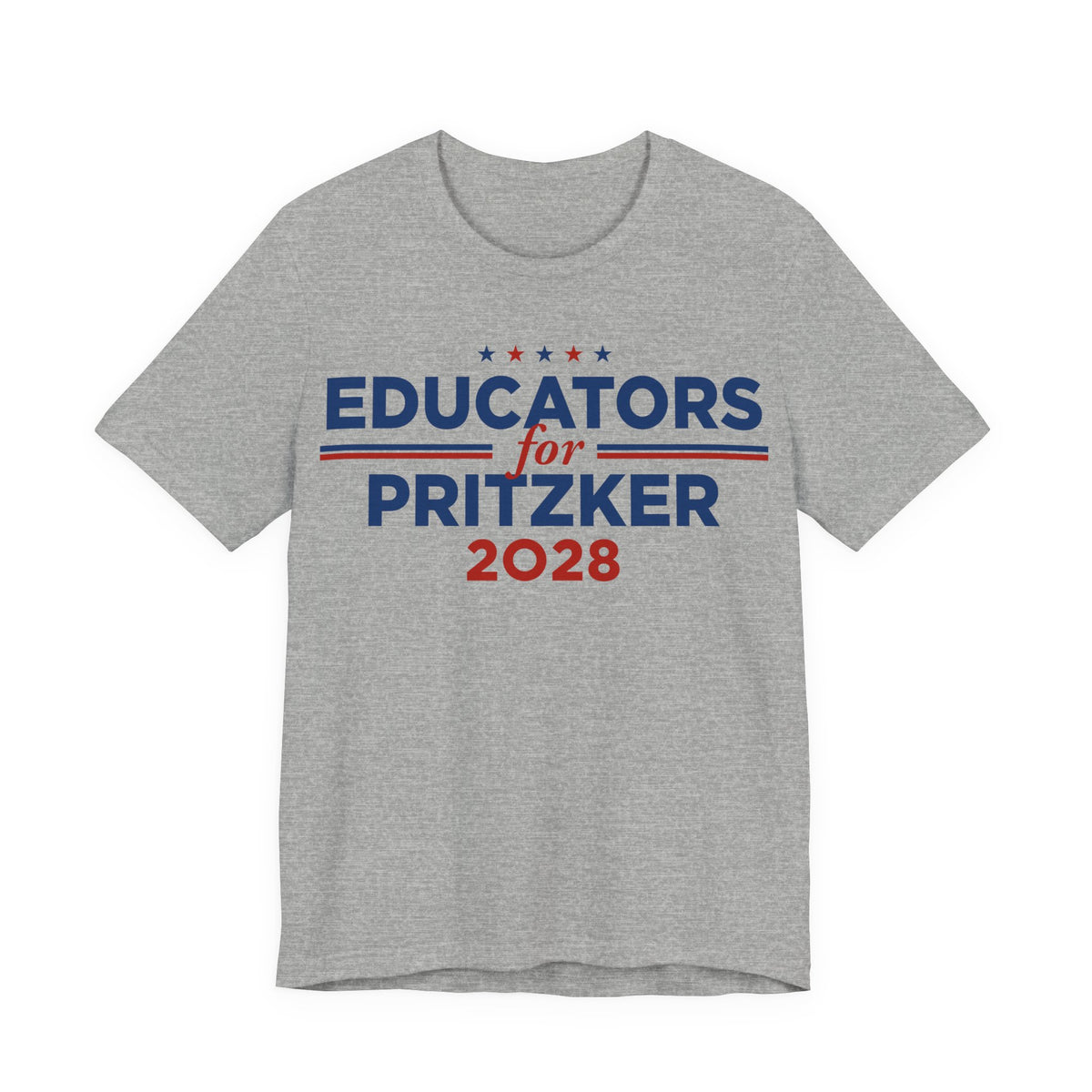 Educators for J.B. Pritzker for President Campaign T-Shirt 2028