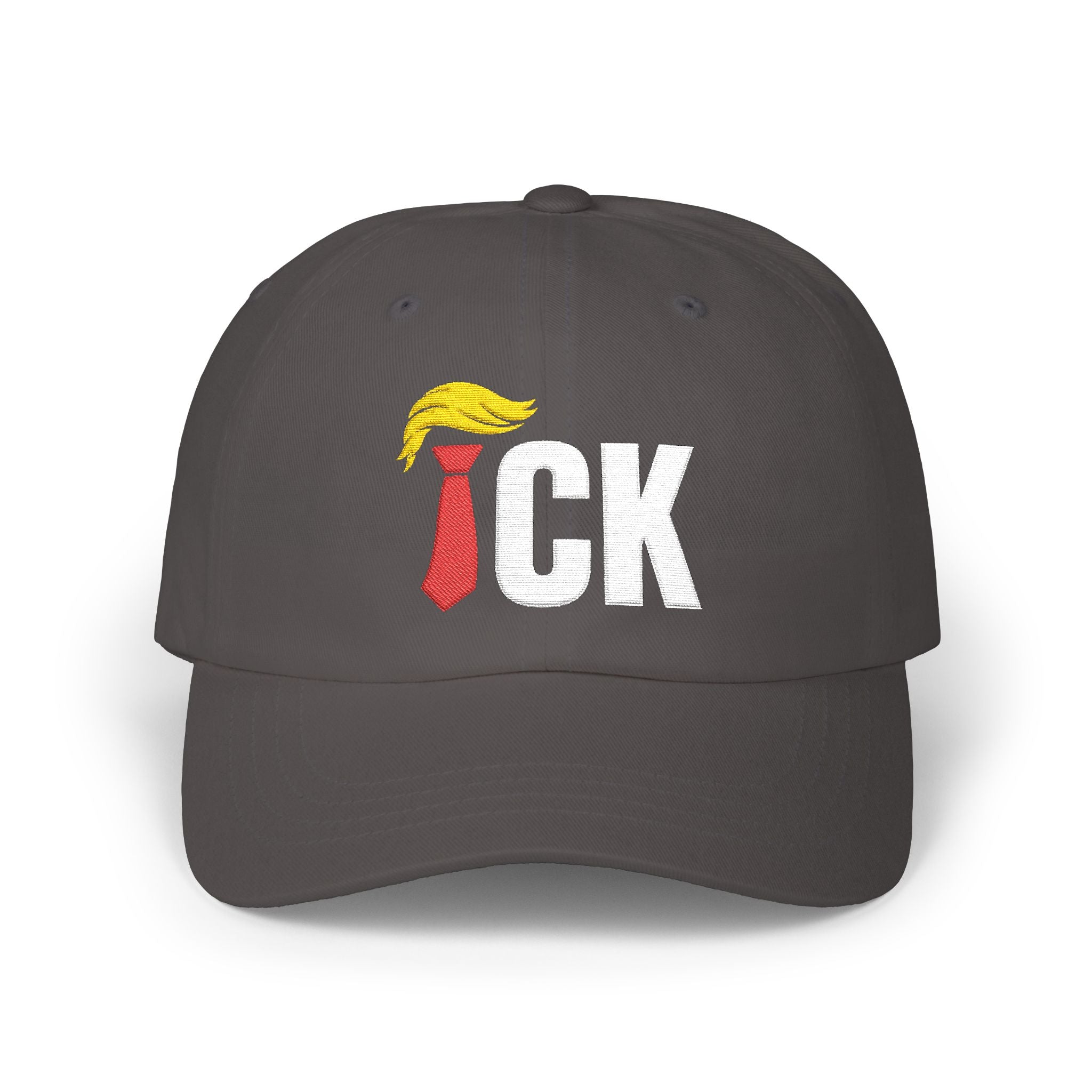 ICK Embroidered Classic Dad Cap — Funny Anti-Trump Political Statement Baseball Cap