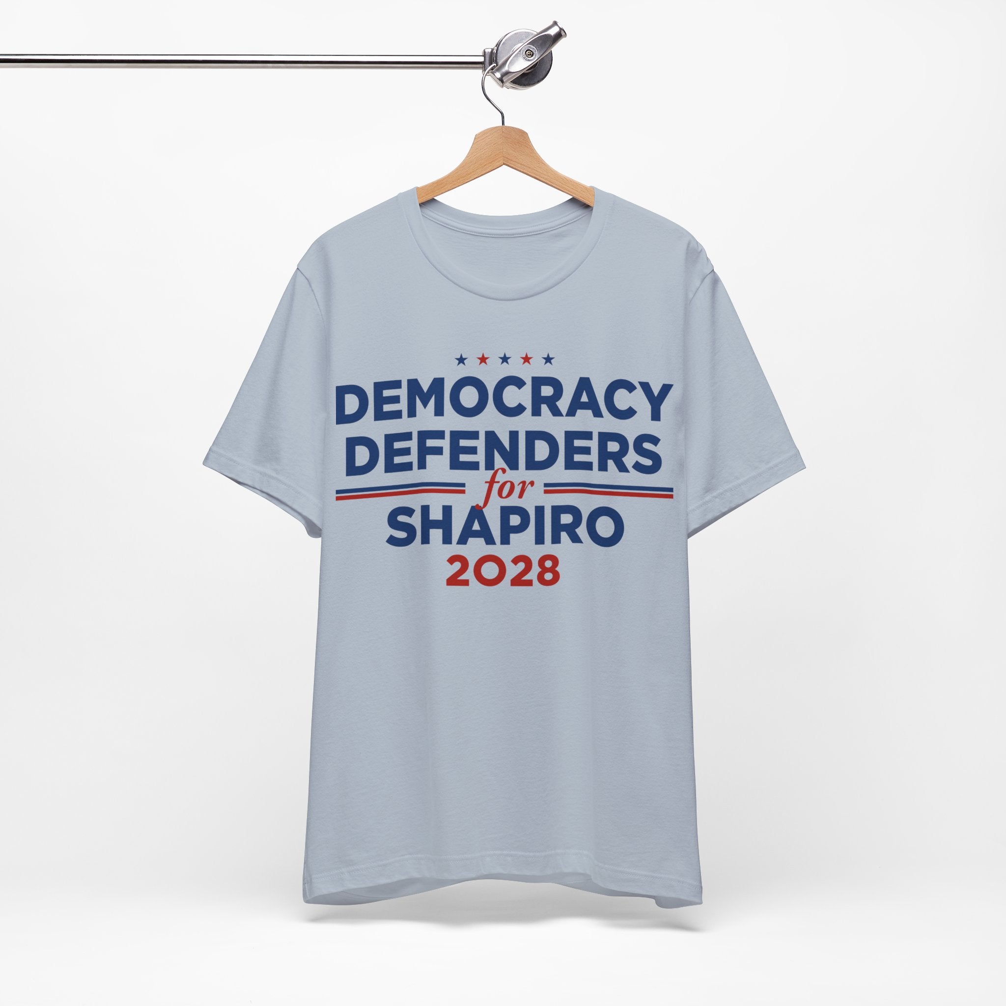 Democracy Defenders for Josh Shapiro for President Campaign T-Shirt 2028