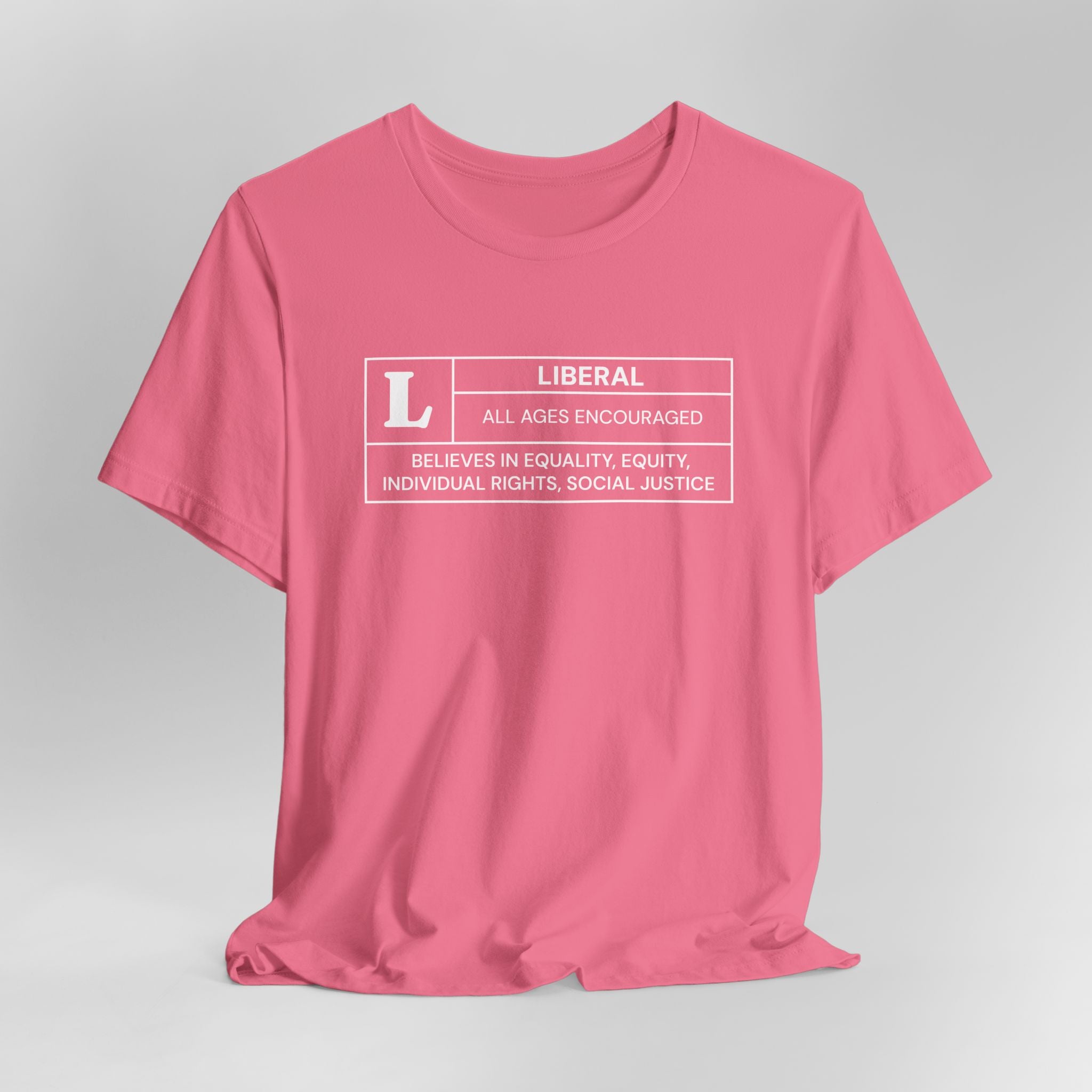 Funny Liberal Ratings Unisex Jersey Short Sleeve T-Shirt