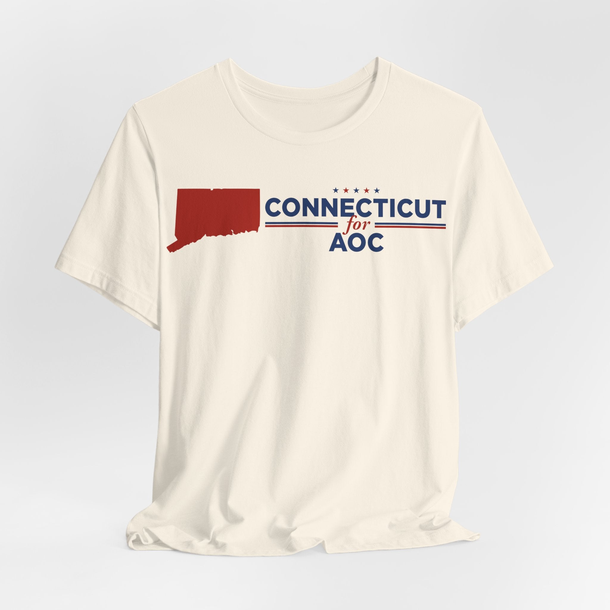 Connecticut for AOC for President Campaign T-Shirt 2028
