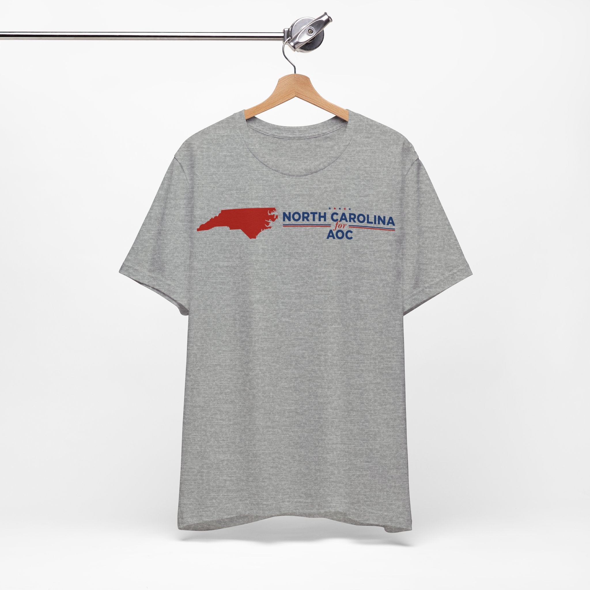North Carolina for AOC for President Campaign T-Shirt 2028