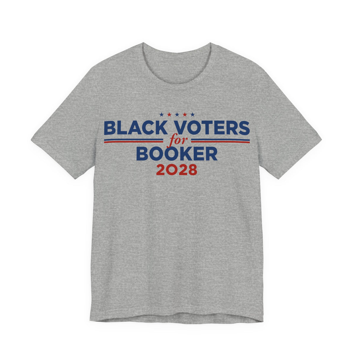 Black Voters for Cory Booker Campaign T-Shirt for President 2028