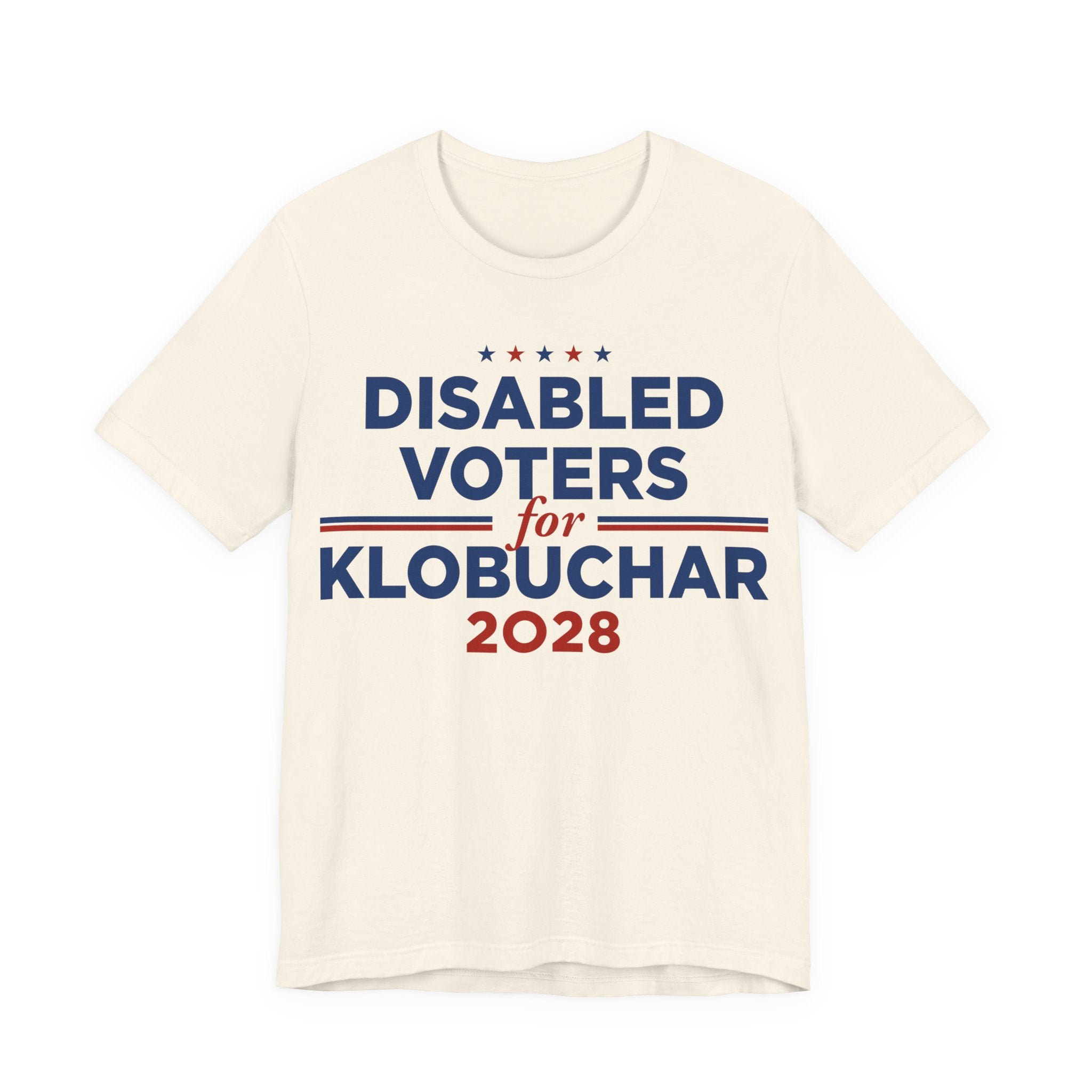 Disabled Voters for Amy Klobuchar for President Campaign T-Shirt 2028