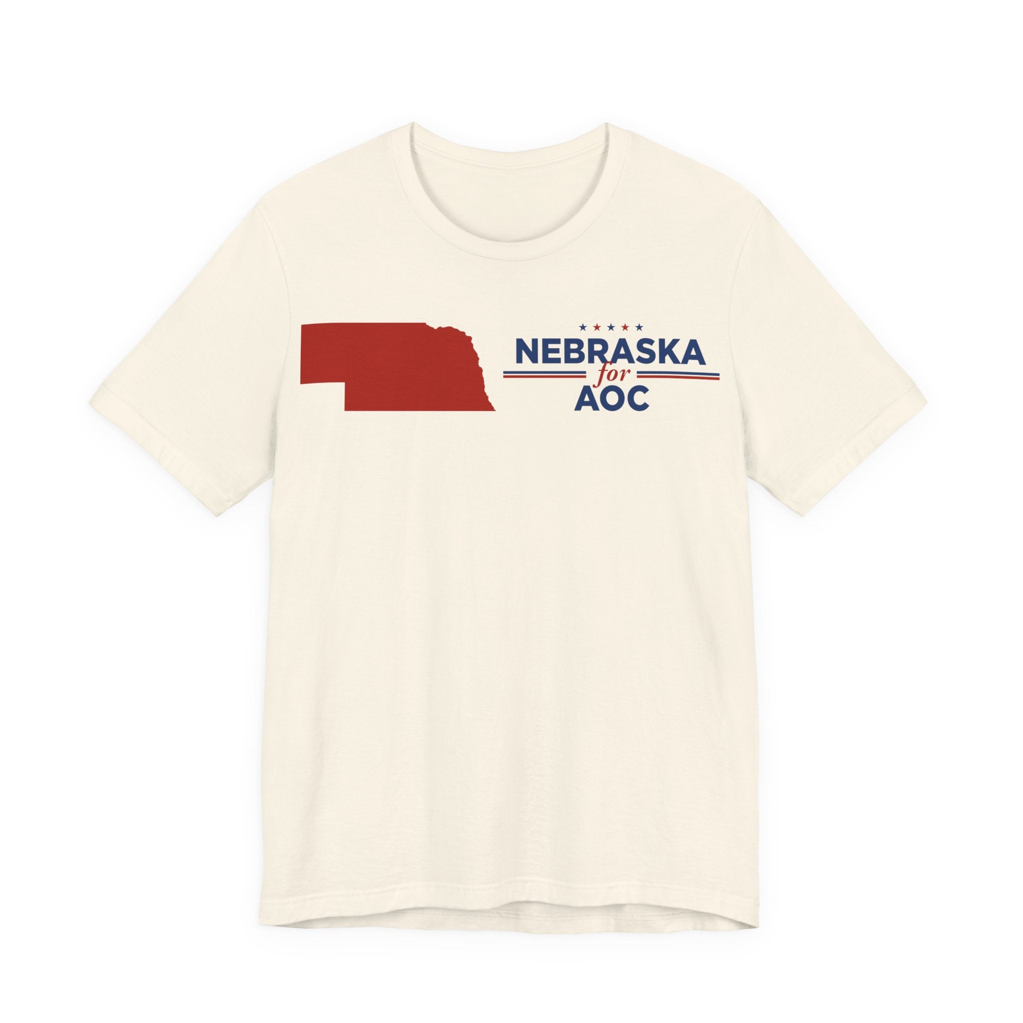 Nebraska for AOC for President Campaign T-Shirt 2028