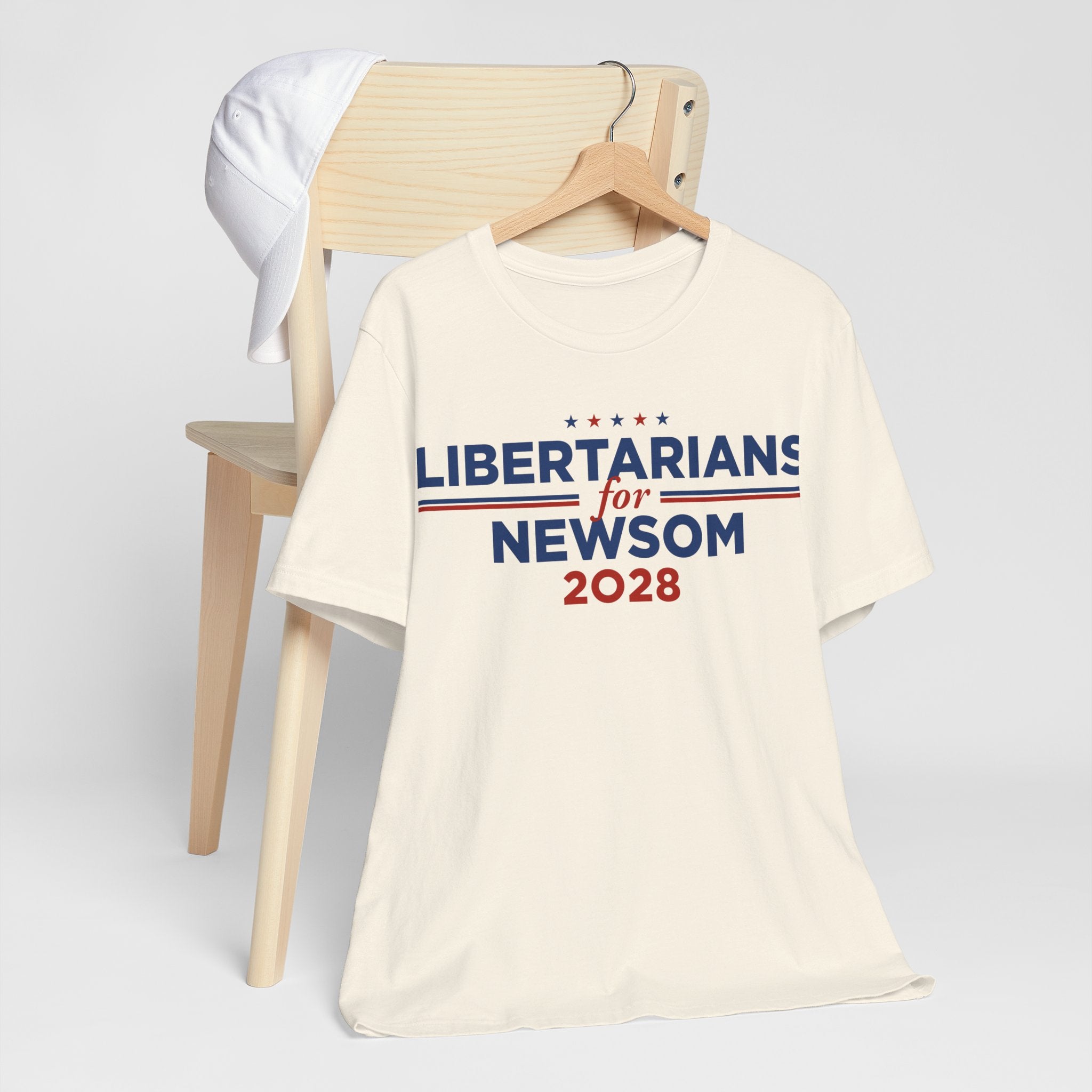 Libertarians for Gavin Newsom for President Campaign T-Shirt 2028
