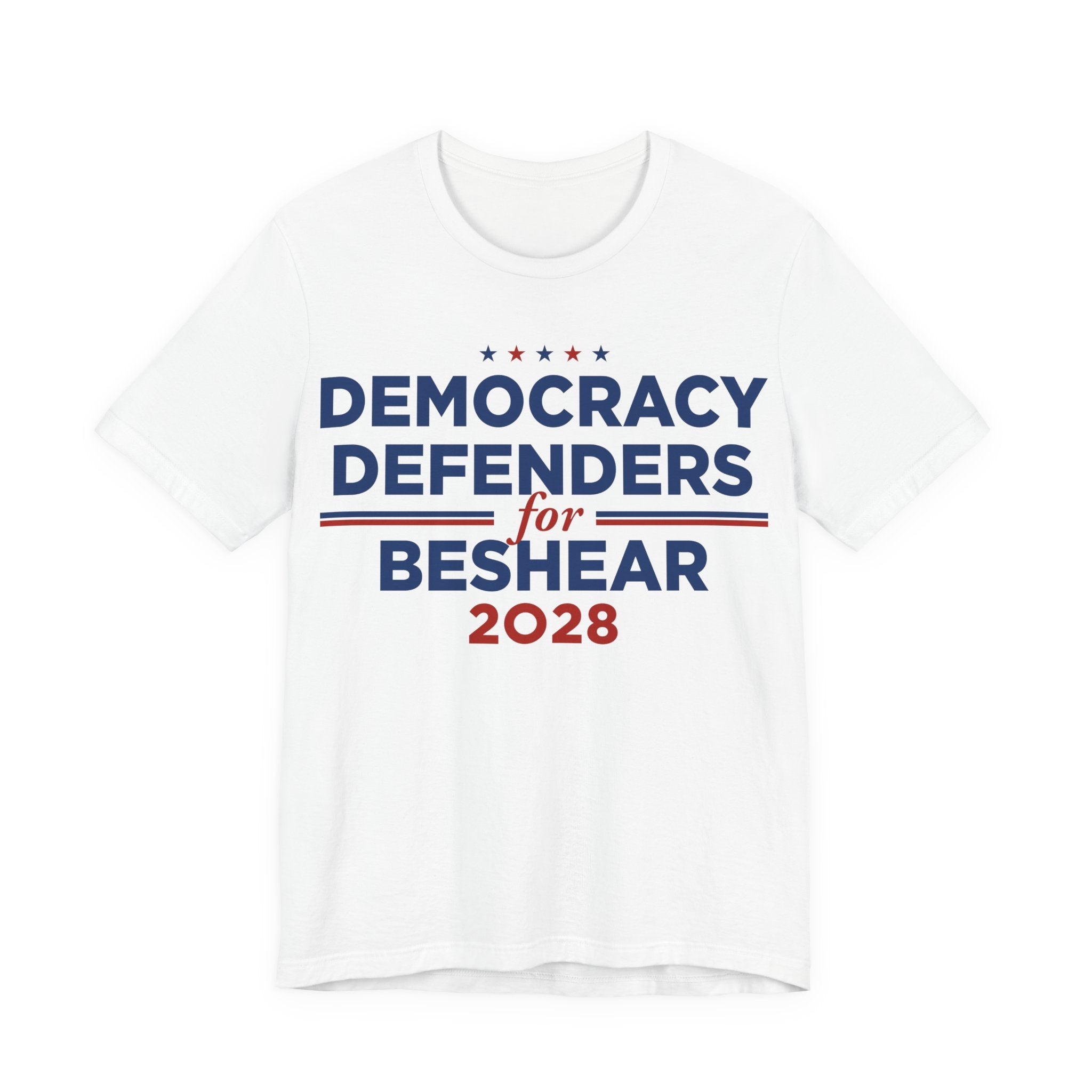 Democracy Defenders for Beshear 2028 T-Shirt | Bella+Canvas 3001 Political Graphic Tee