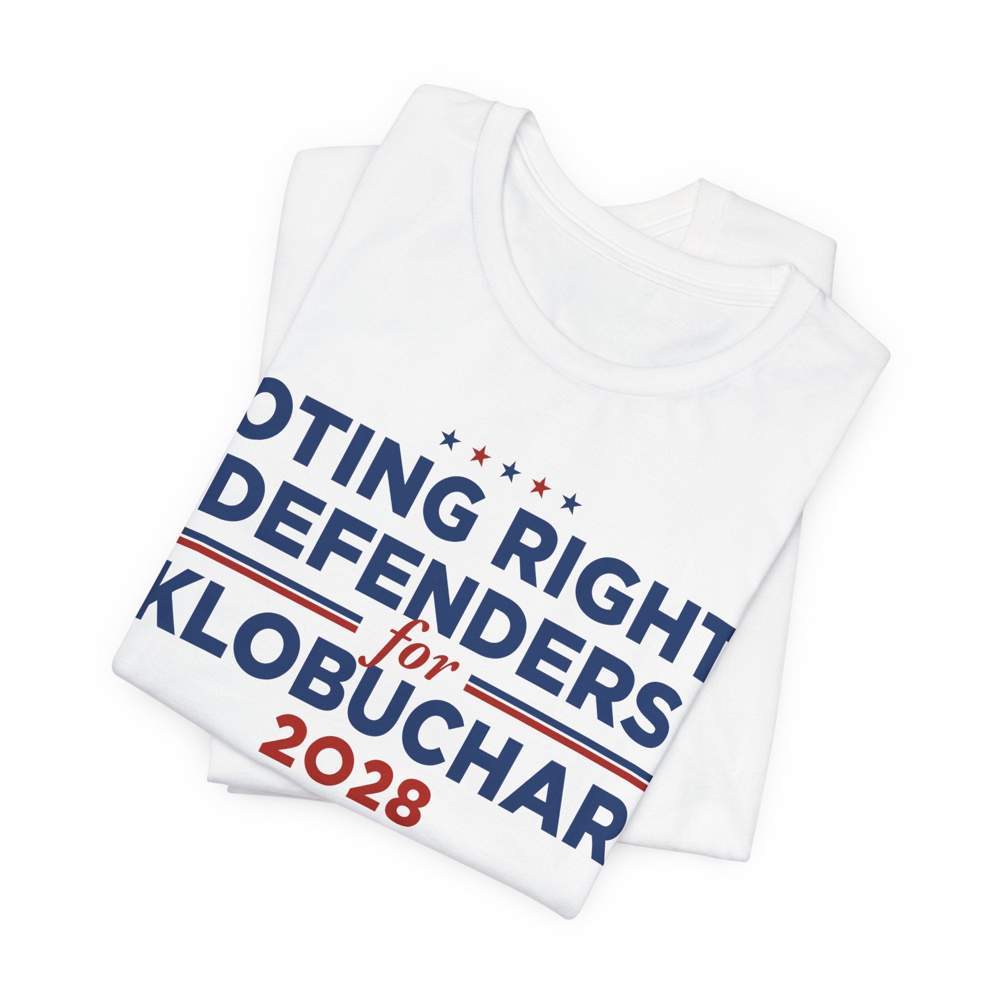 Voting Rights Defenders for Amy Klobuchar for President Campaign T-Shirt 2028