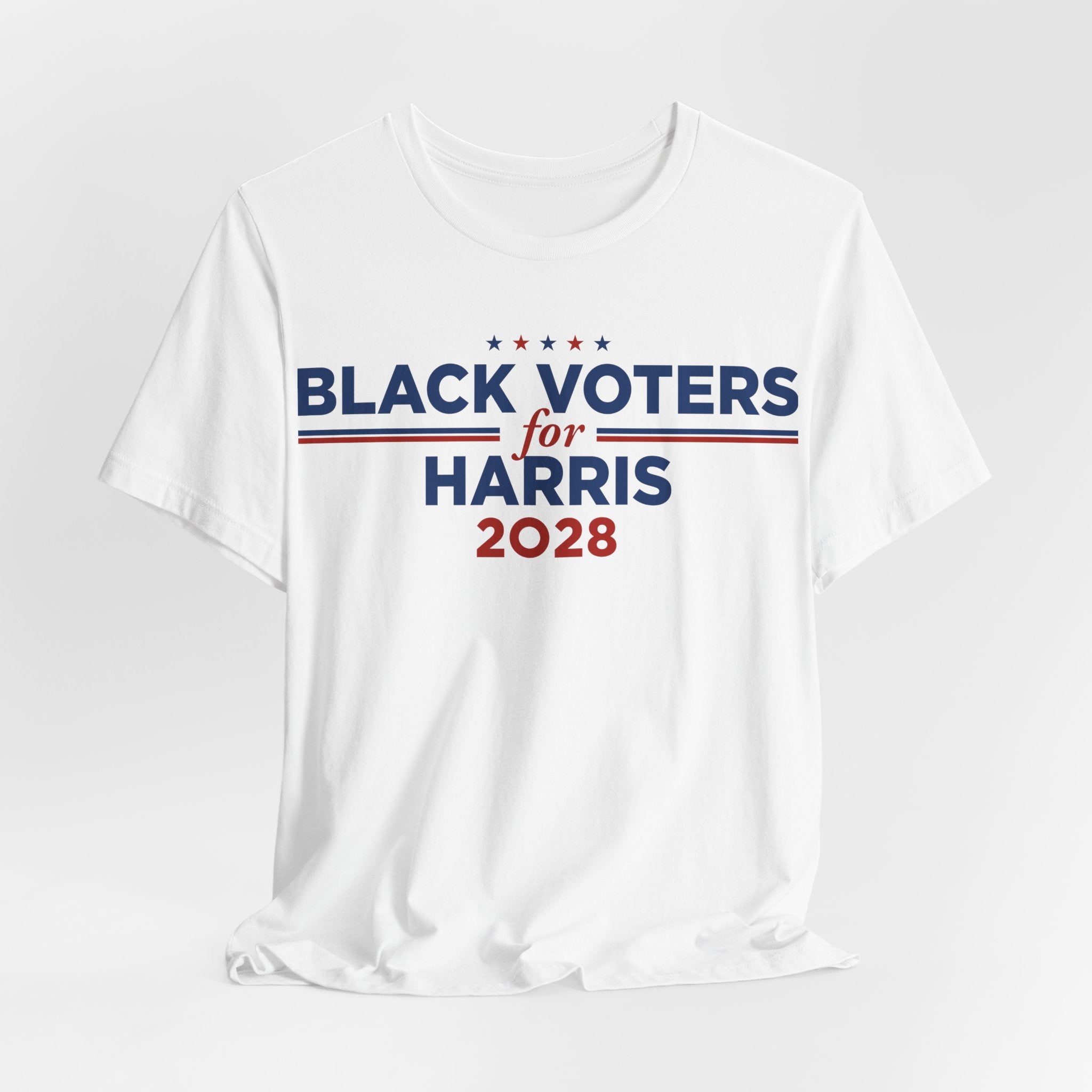 Black Voters for Kamala Harris Campaign T-Shirt for President 2028