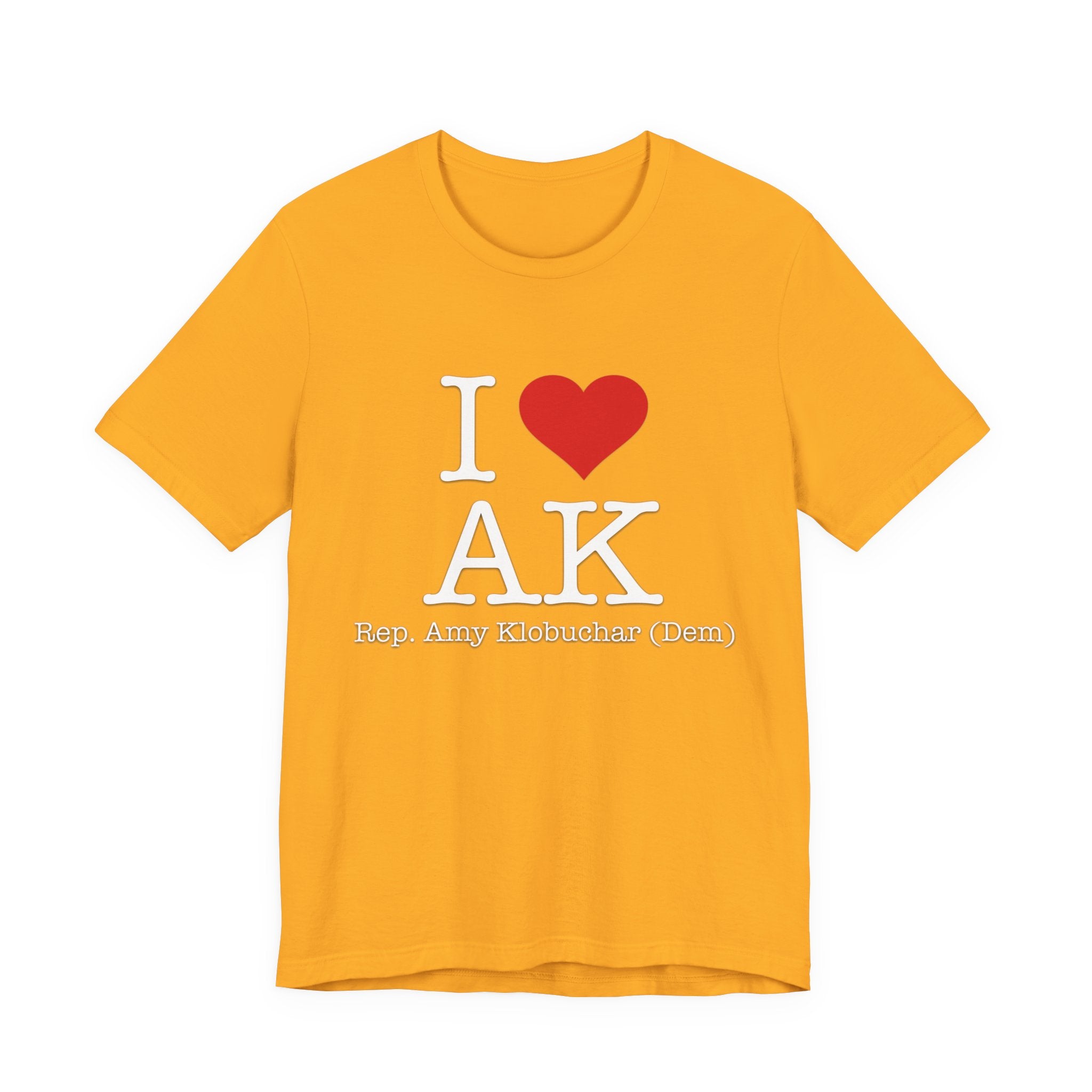 I Love Amy Klobuchar - Caring Brilliant Congressman - House of Representatives Minnesota Unisex Jersey Short Sleeve T-Shirt