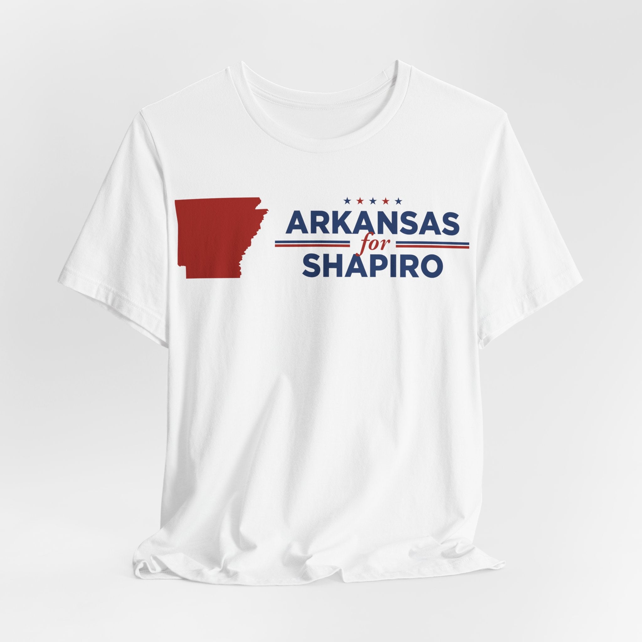 Arkansas for Josh Shapiro for President Campaign T-Shirt 2028