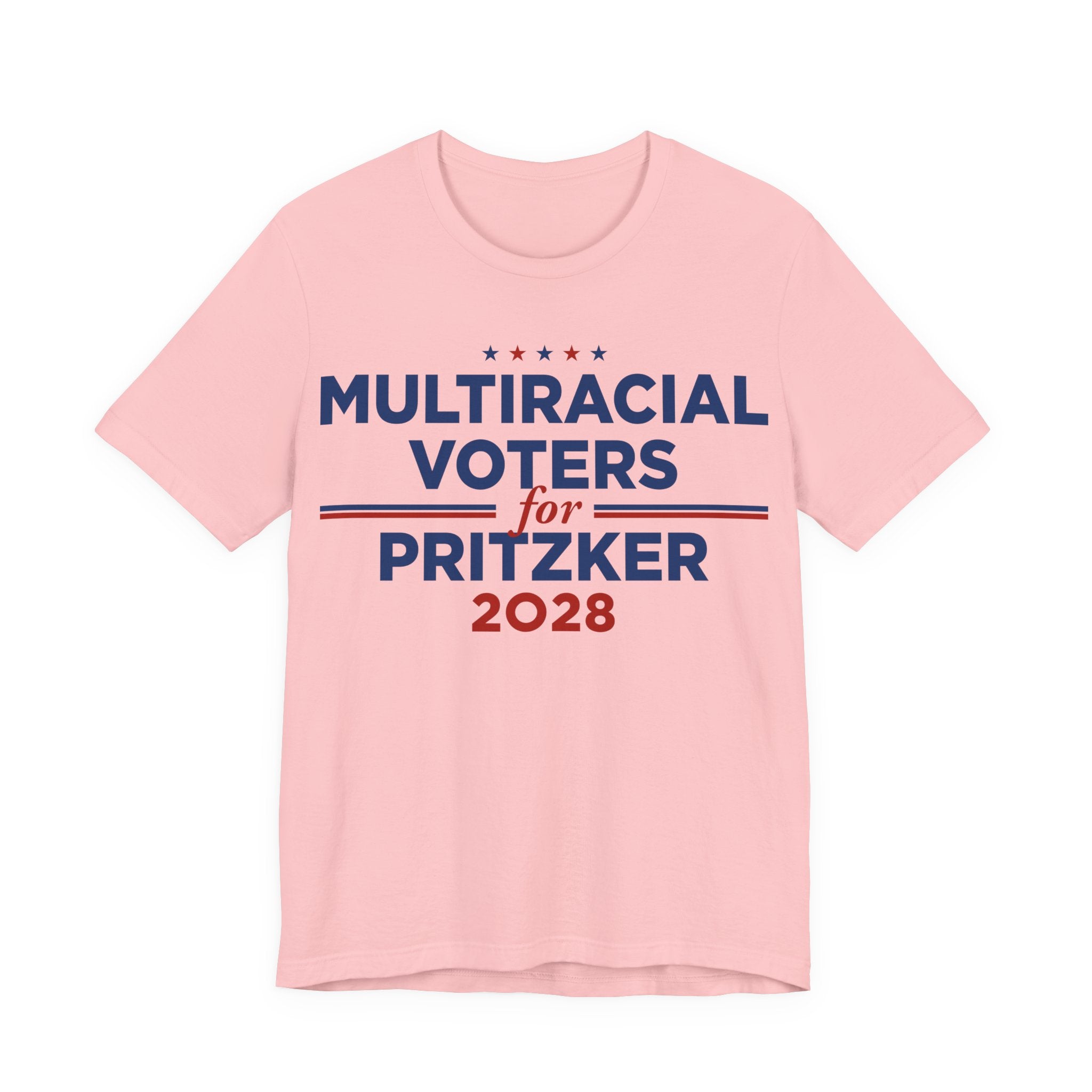 Multiracial Voters for J.B. Pritzker for President Campaign T-Shirt 2028