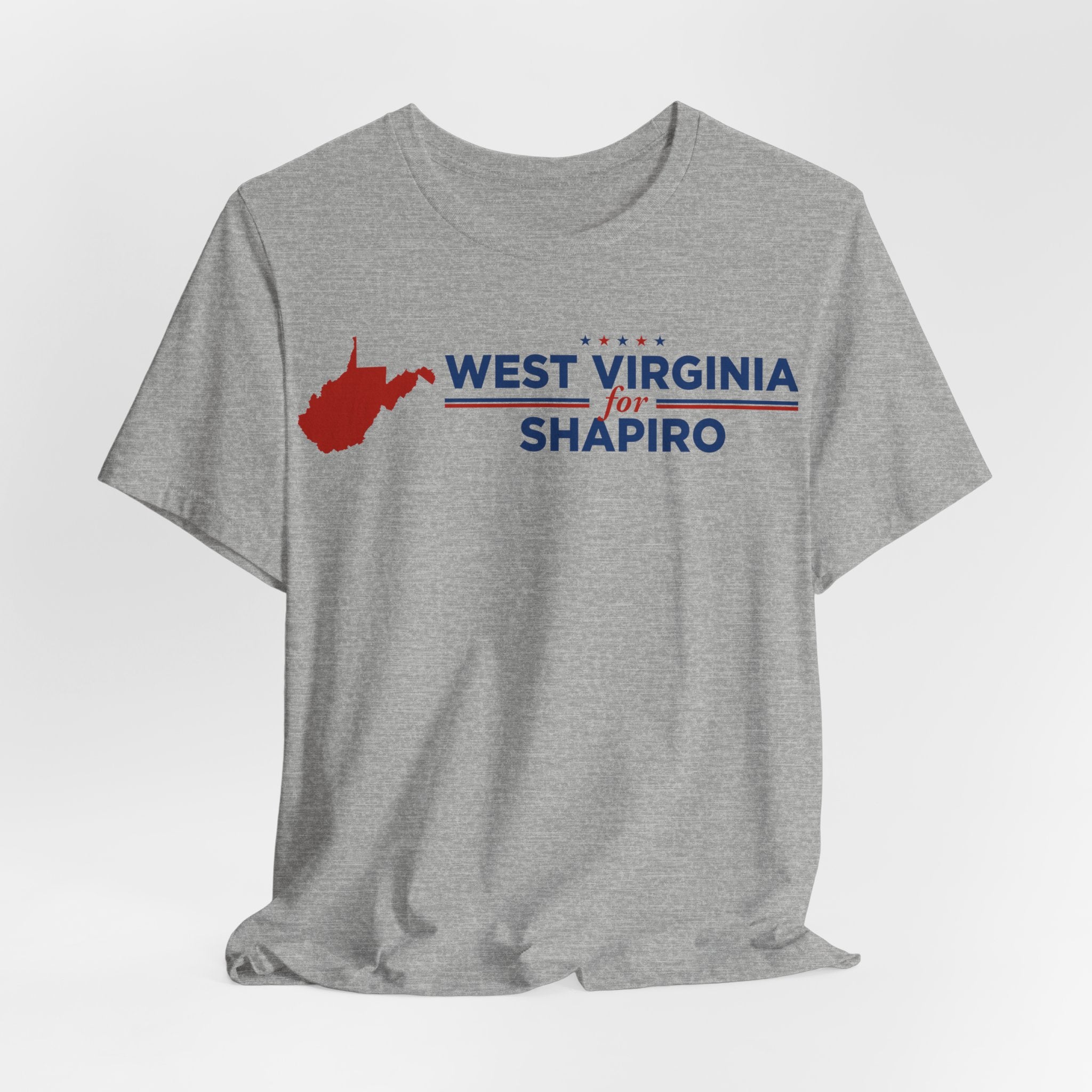 West Virginia for Josh Shapiro for President Campaign T-Shirt 2028