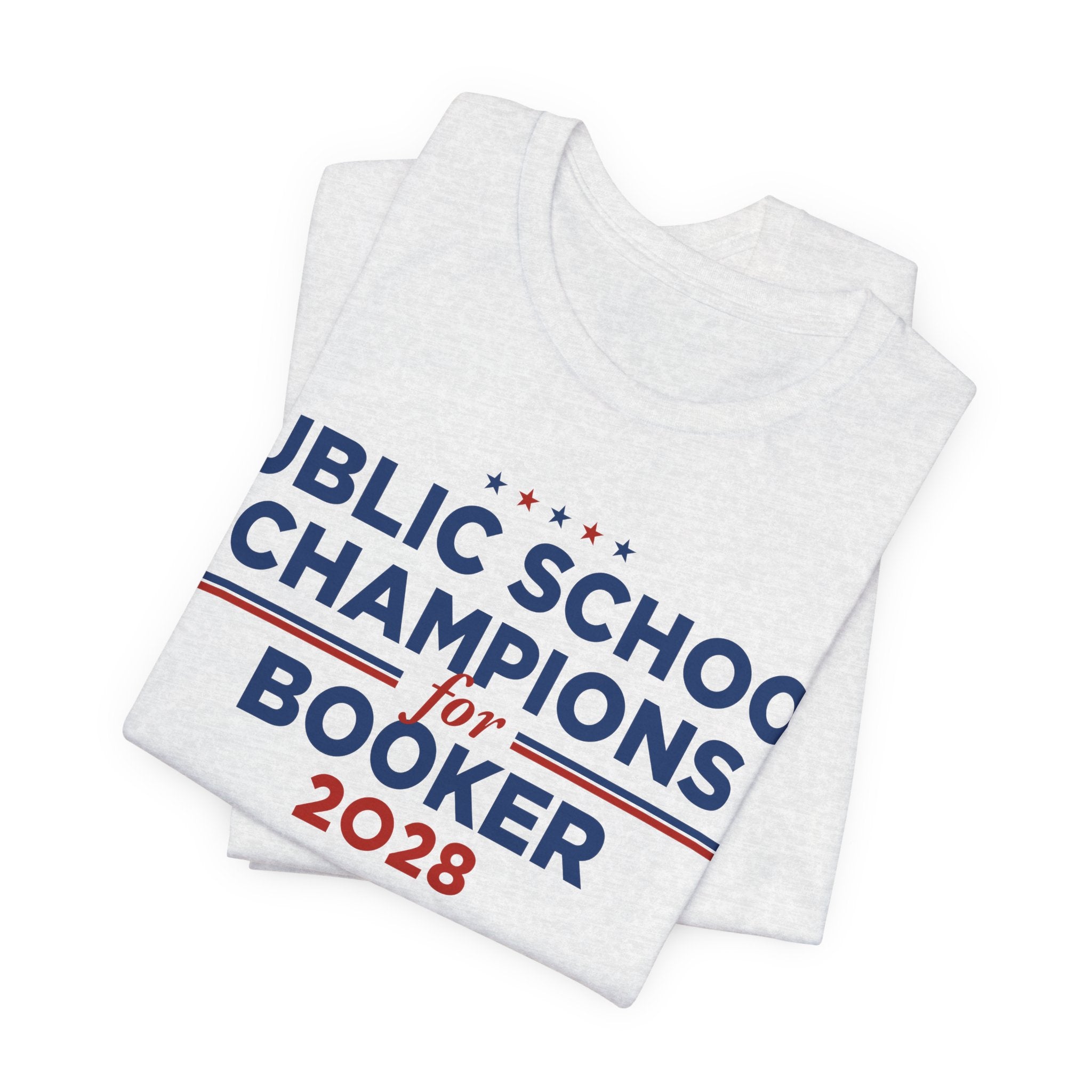 Public School Champions for Cory Booker for President Campaign T-Shirt 2028