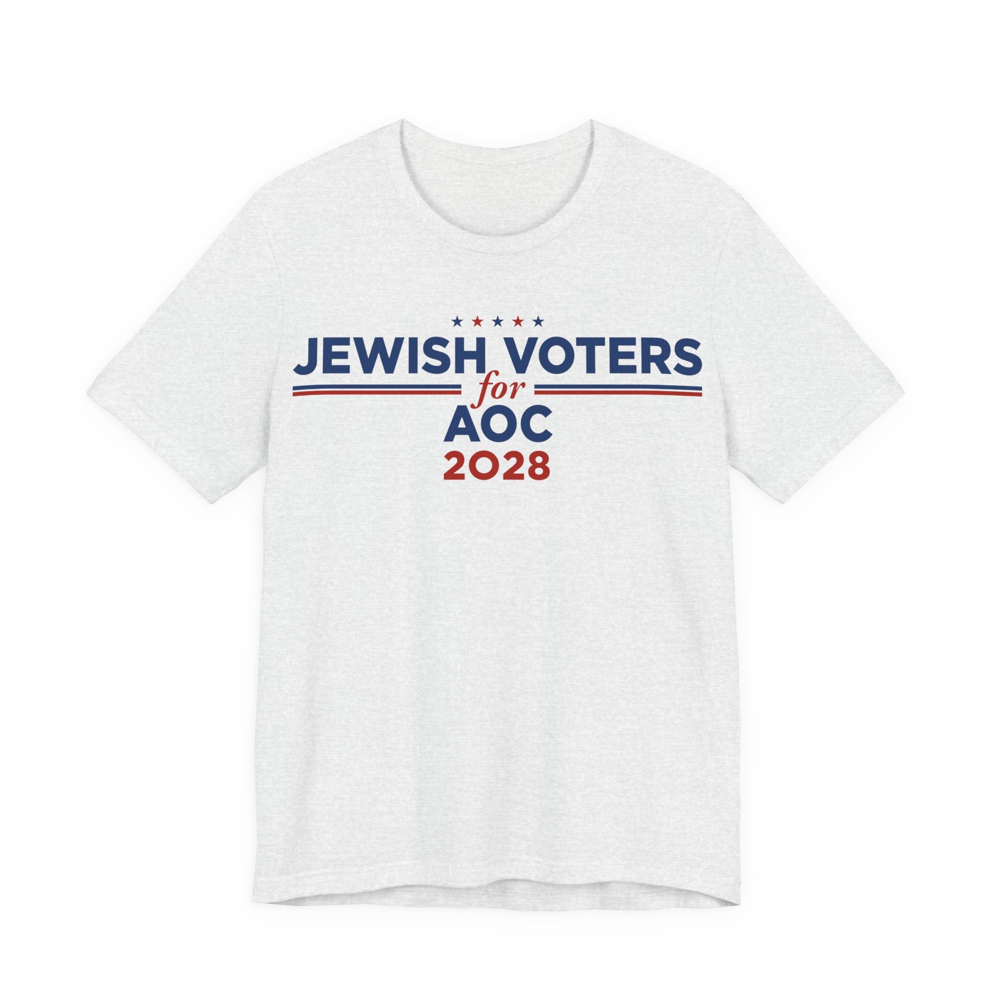 Jewish Voters for AOC for President Campaign T-Shirt 2028