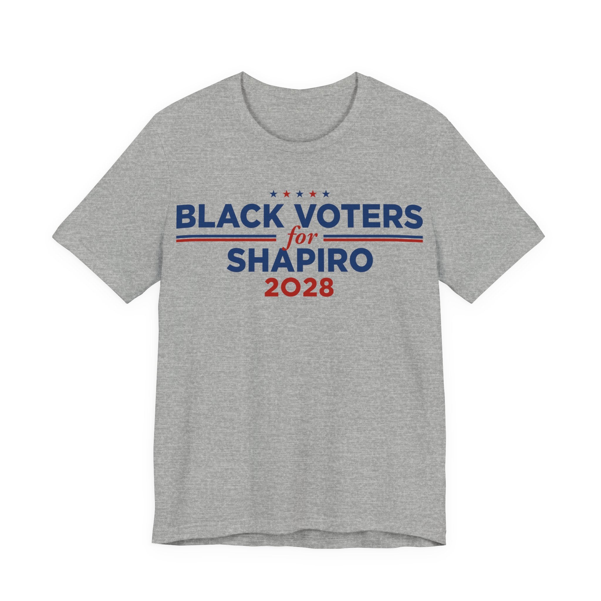 Black Voters for Josh Shapiro Campaign T-Shirt for President 2028