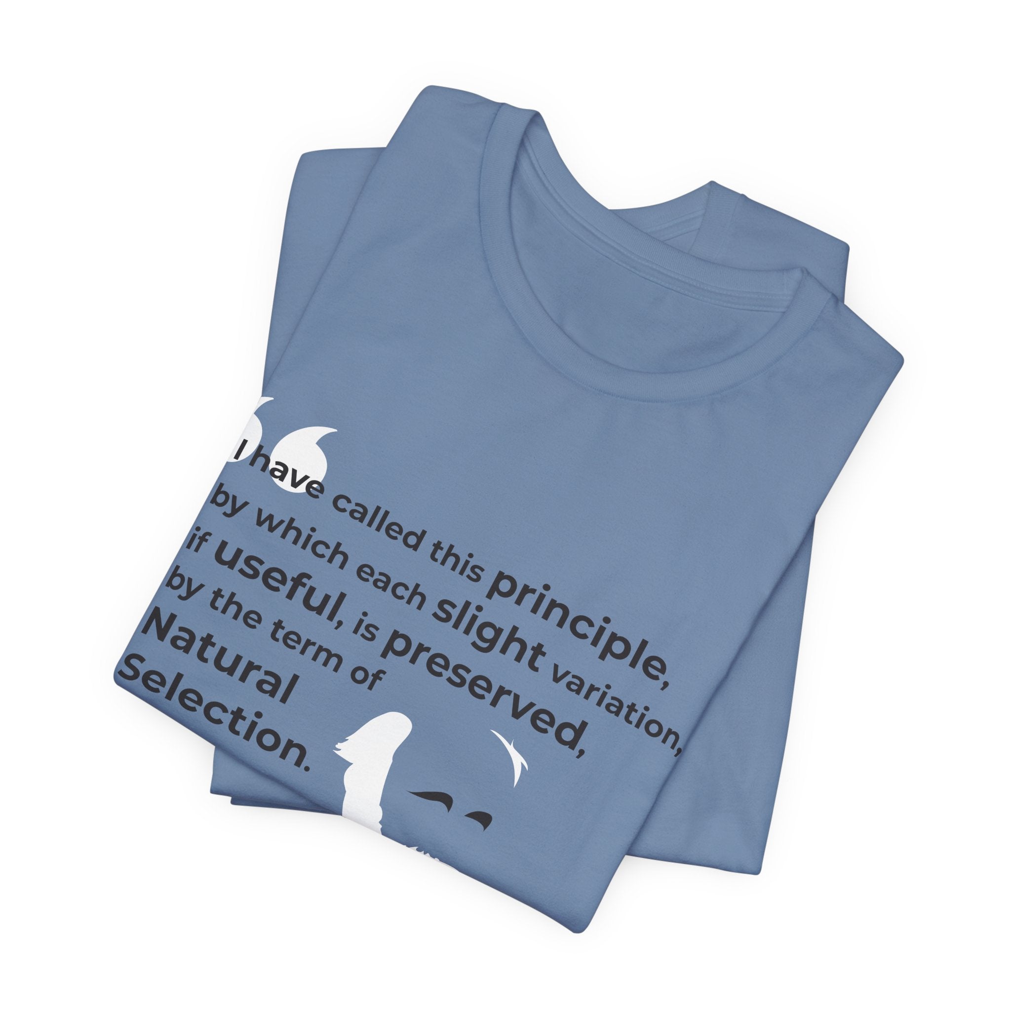 Charles Darwin Natural Selection Unisex Jersey Short Sleeve T-Shirt - Science Enthusiast
