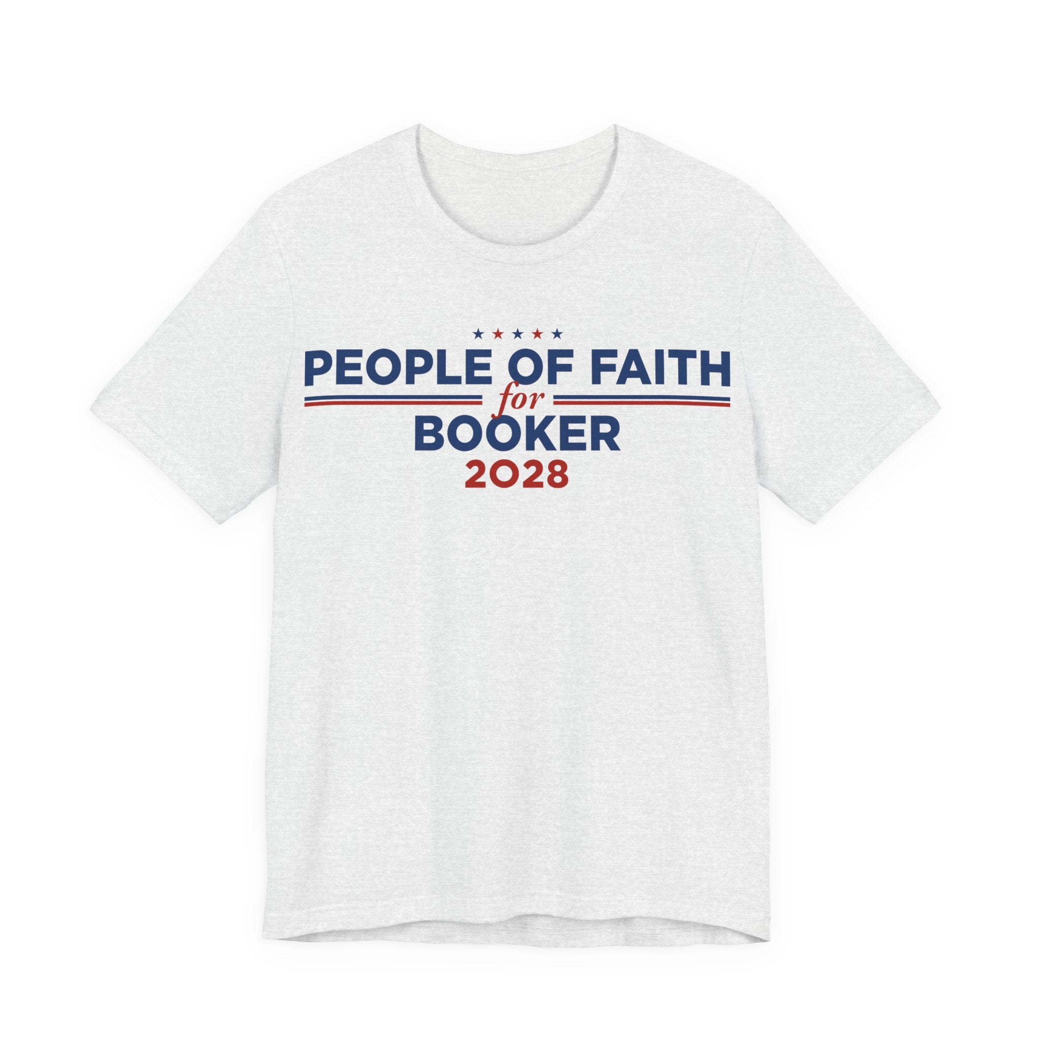 People of Faith for Cory Booker for President Campaign T-Shirt 2028