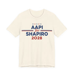 AAPI Asian American and Pacific Islander for Josh Shapiro Campaign T-Shirt for President 2028