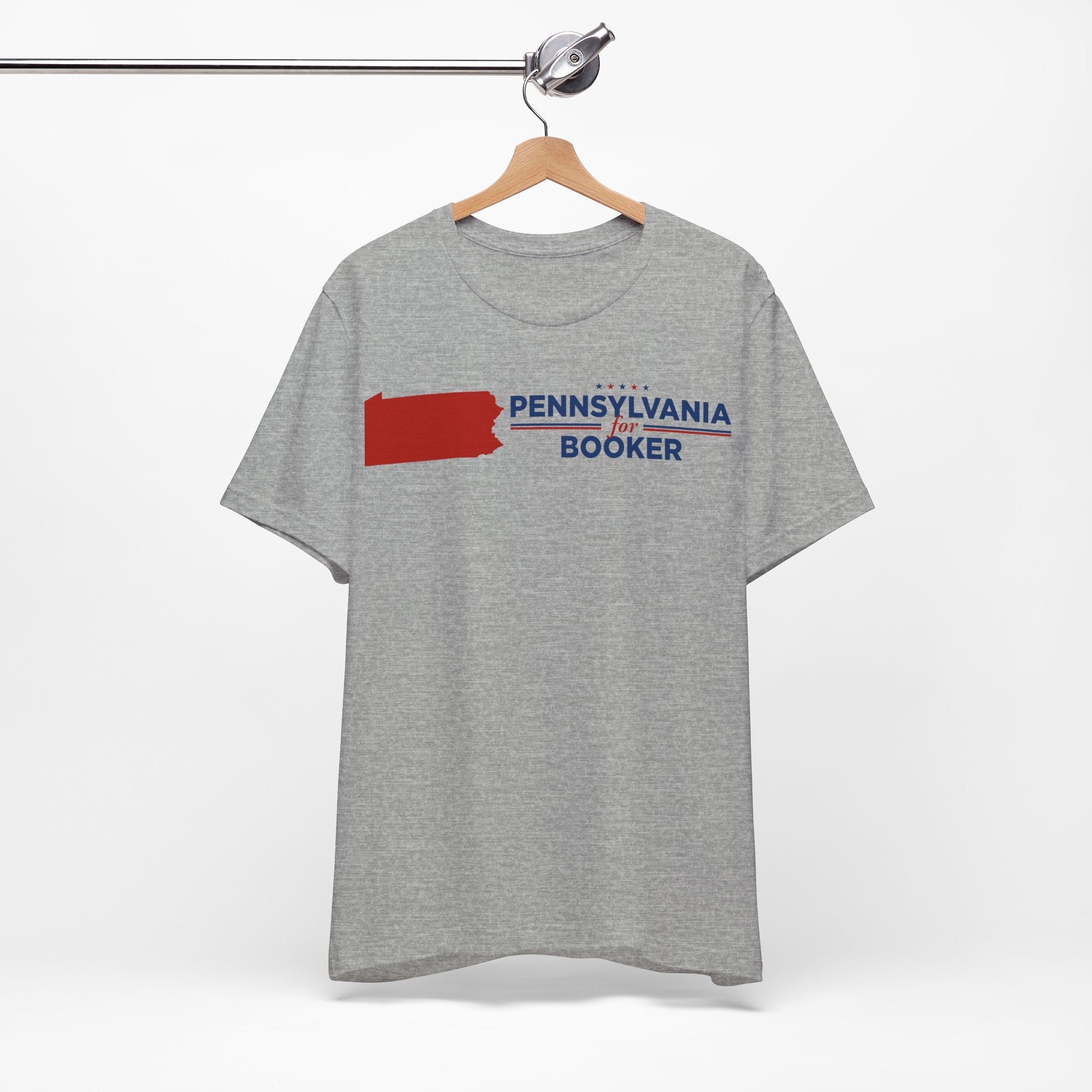 Pennsylvania for Cory Booker for President Campaign T-Shirt 2028