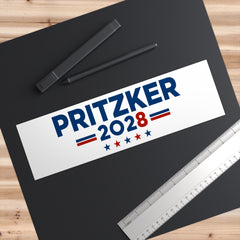 J.B. Pritzker 2028 Bumper Sticker — Political Campaign Sticker
