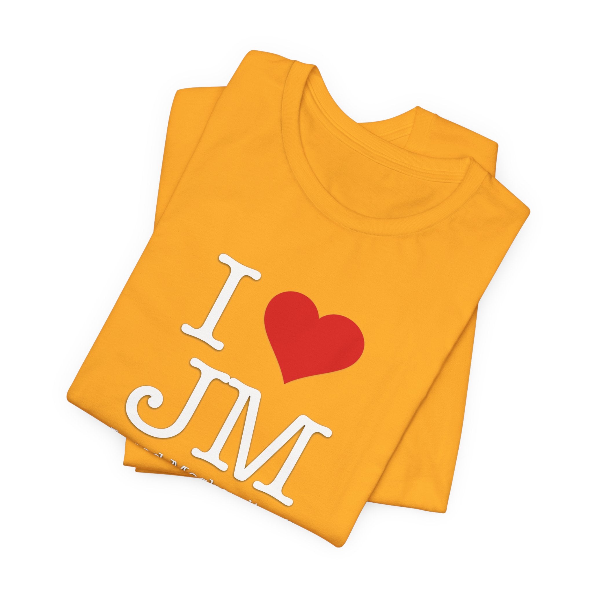 I Love Jared Moskowitz - Funny Brilliant Congressman - House of Representatives Unisex Jersey Short Sleeve T-Shirt