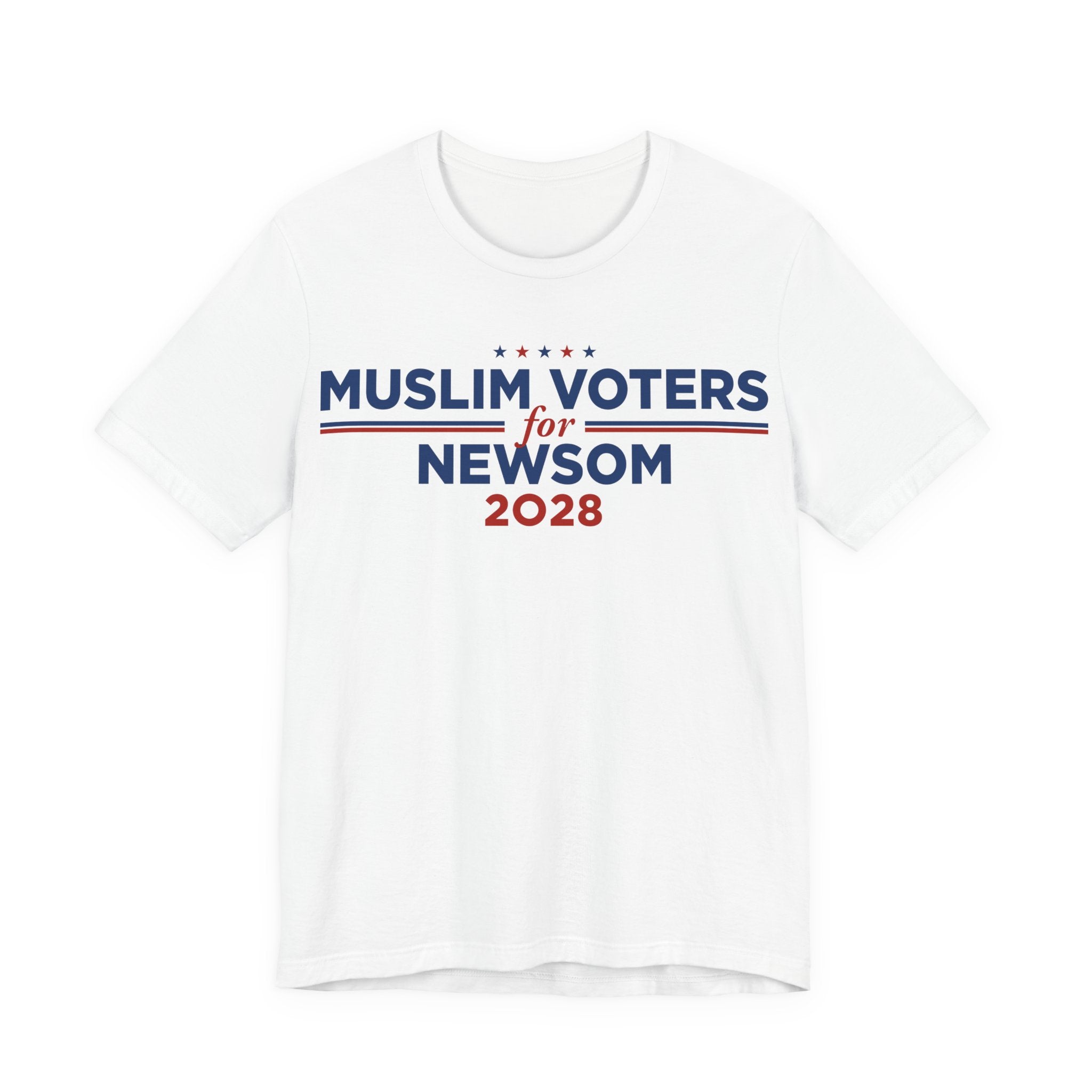 Muslim Voters for Gavin Newsom for President Campaign T-Shirt 2028