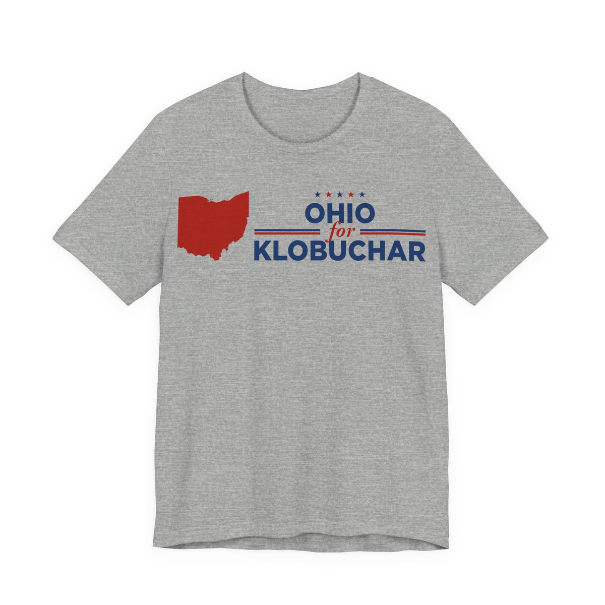 Ohio for Amy Klobuchar for President Campaign T-Shirt 2028