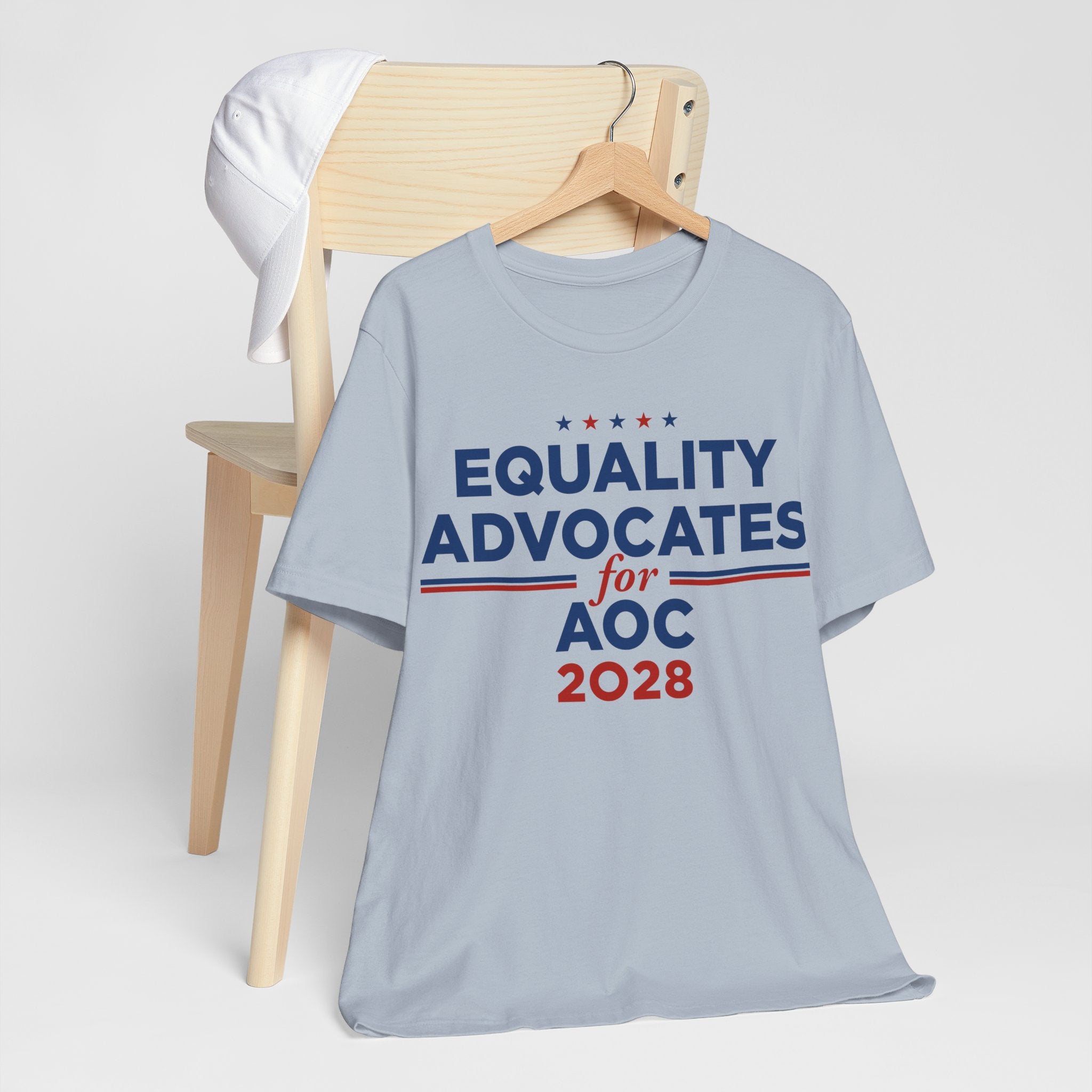 Equality Advocates for AOC for President Campaign T-Shirt 2028