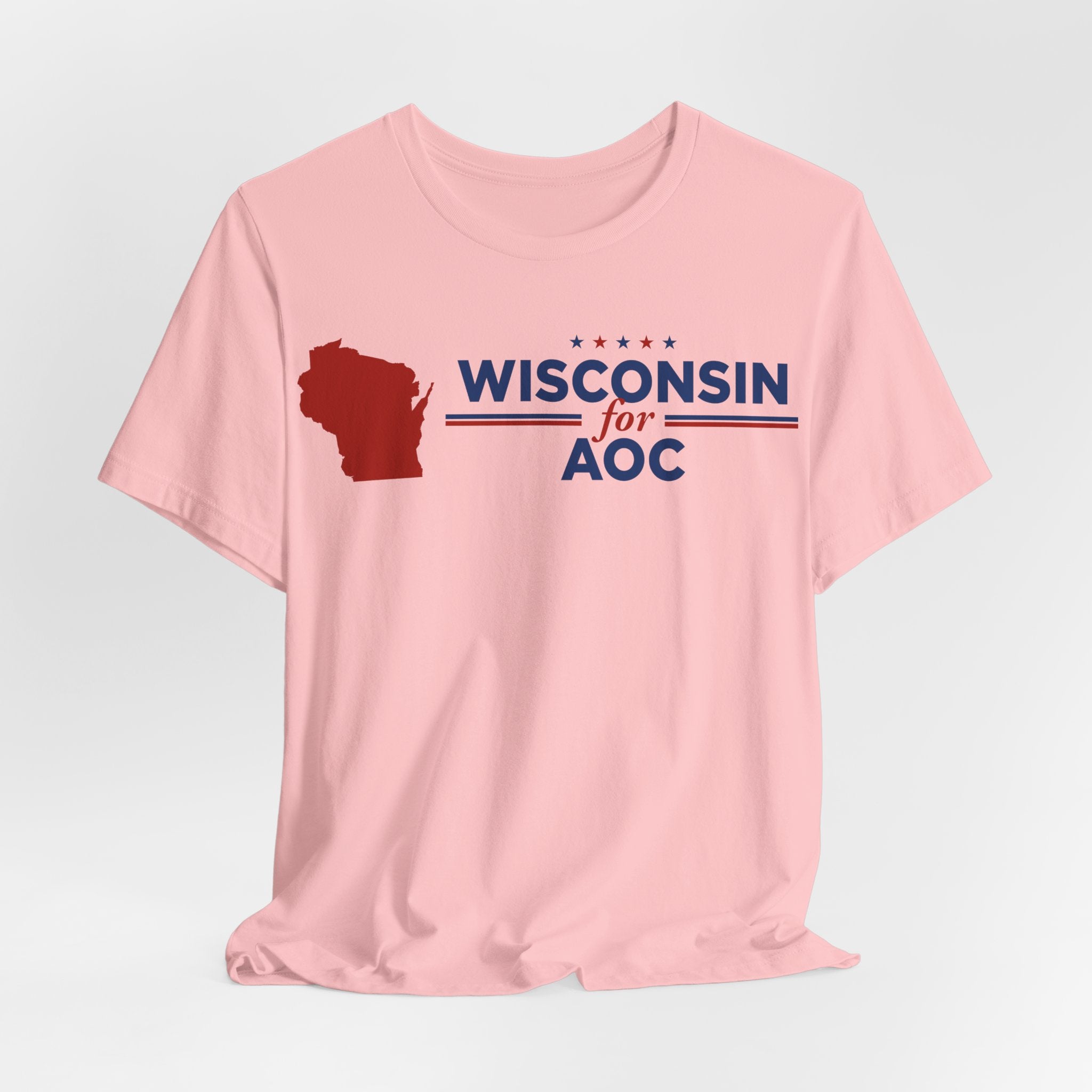 Wisconsin for AOC for President Campaign T-Shirt 2028