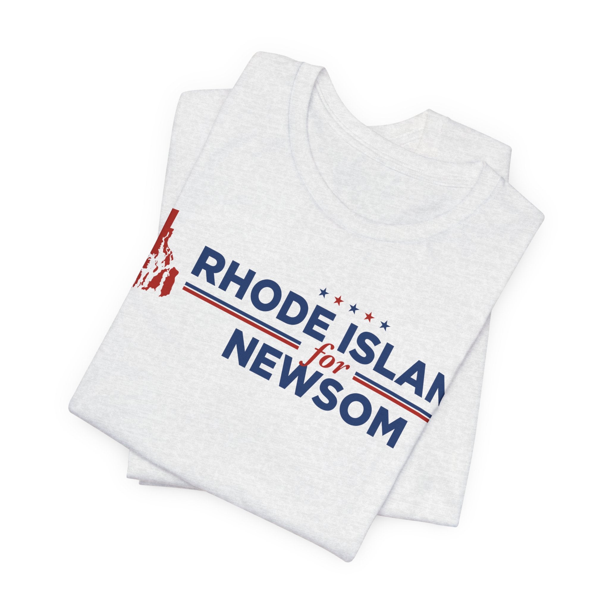 Rhode Island for Gavin Newsom for President Campaign T-Shirt 2028