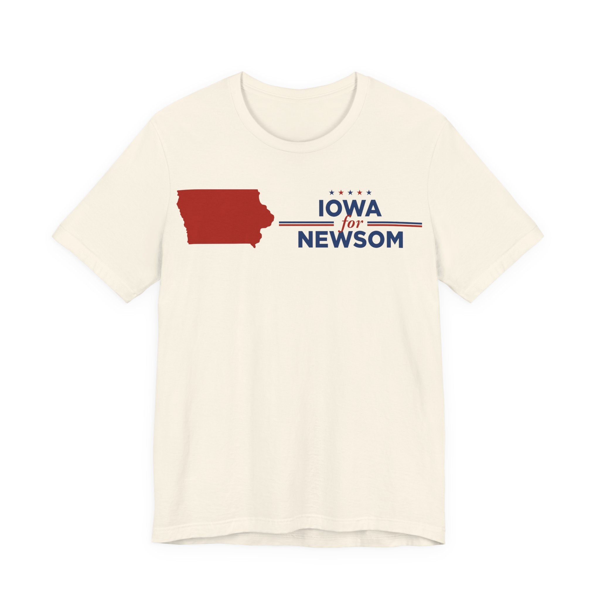 Iowa for Gavin Newsom for President Campaign T-Shirt 2028