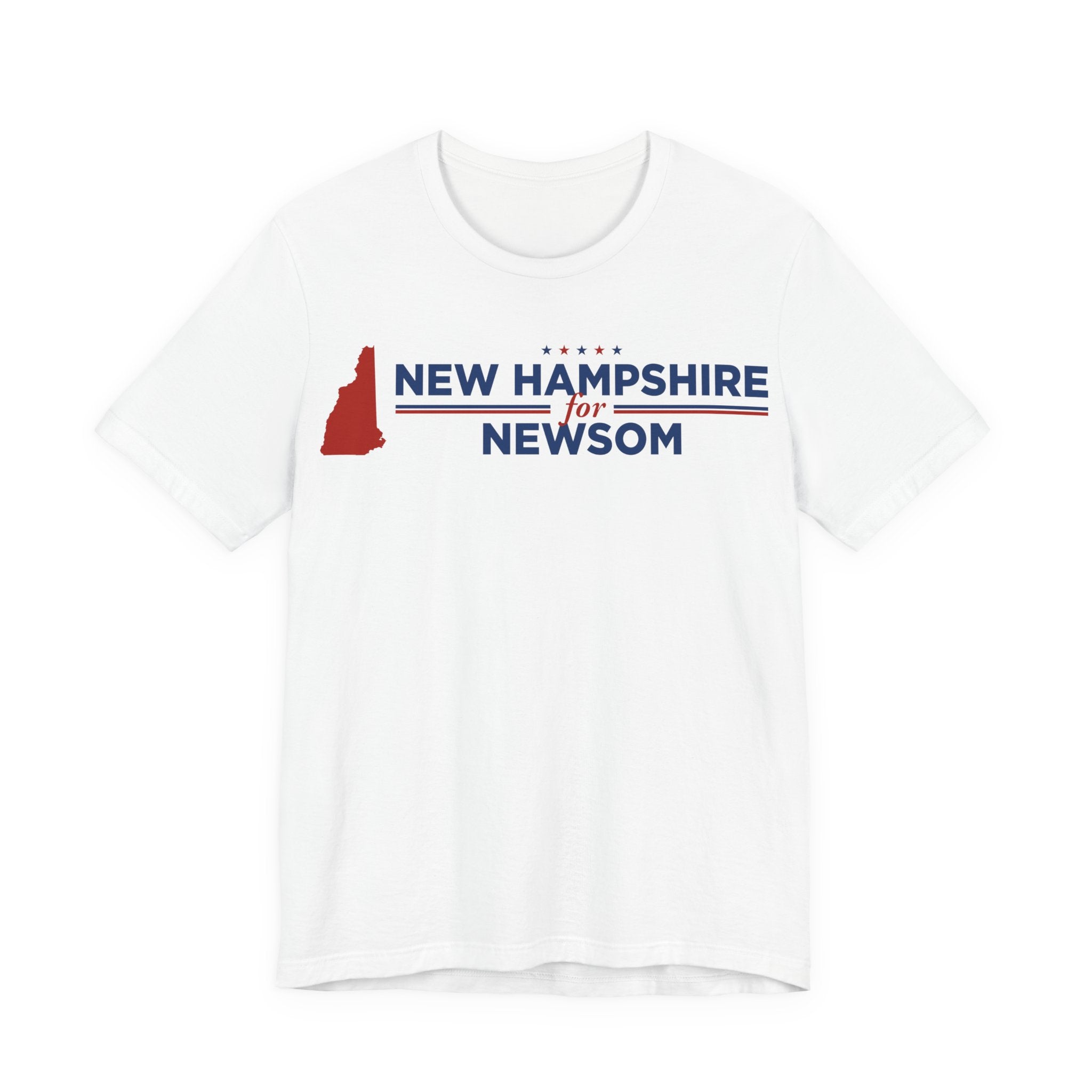 New Hampshire for Gavin Newsom for President Campaign T-Shirt 2028