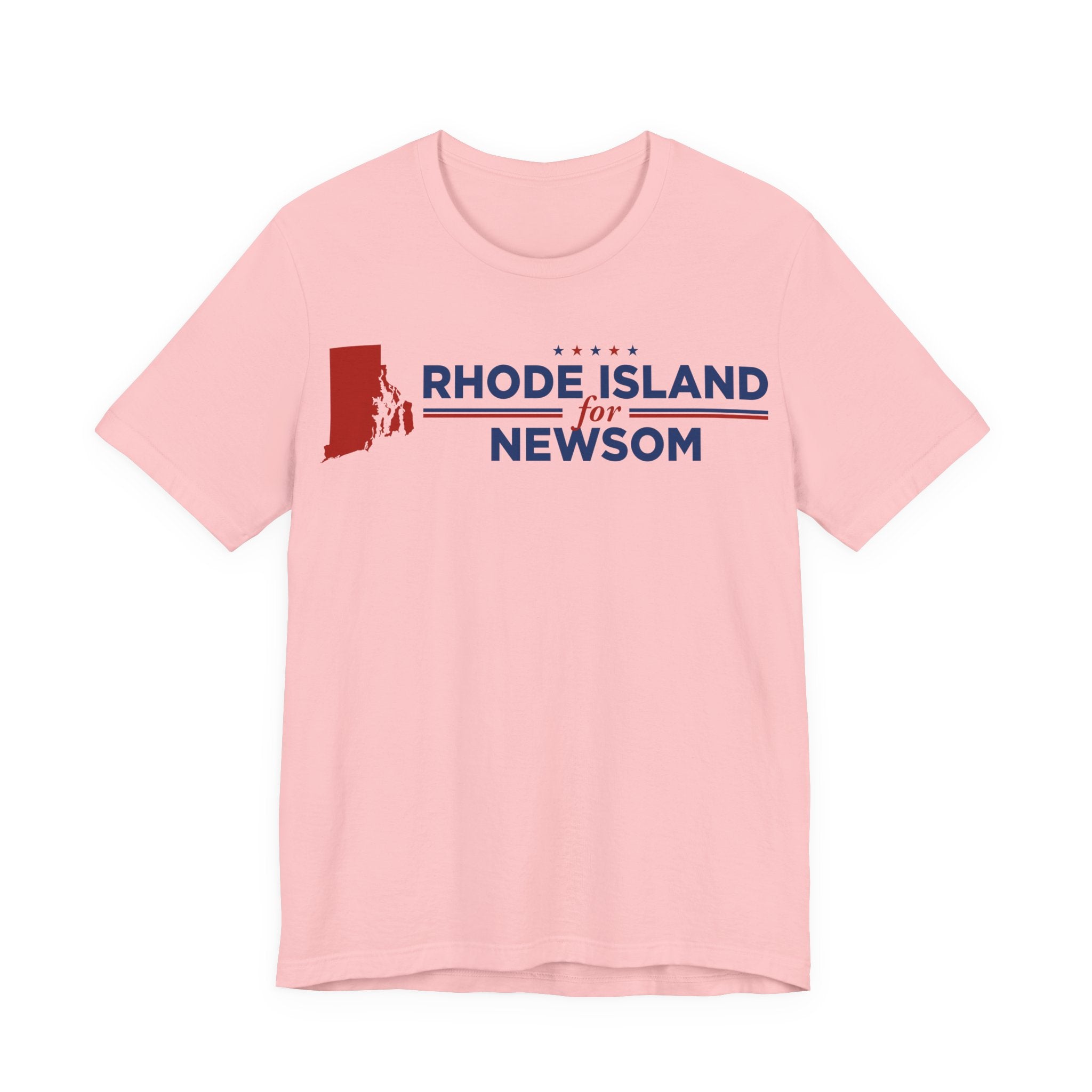 Rhode Island for Gavin Newsom for President Campaign T-Shirt 2028