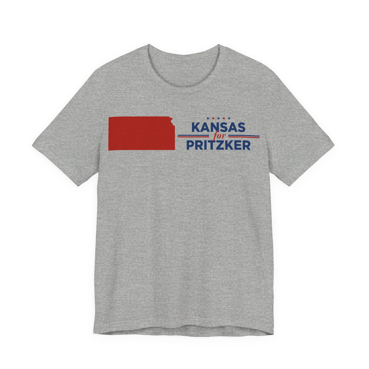 Kansas for J.B. Pritzker for President Campaign T-Shirt 2028