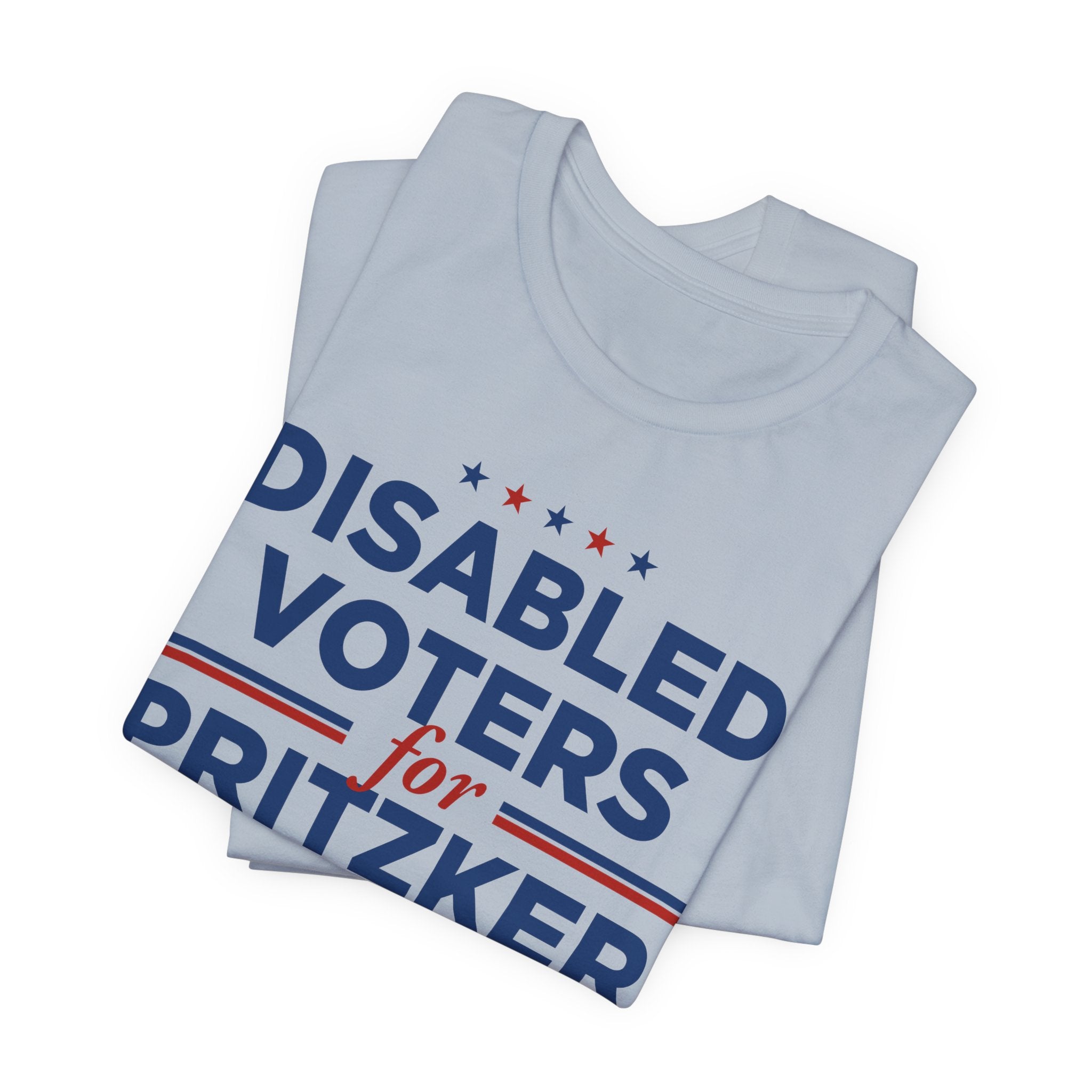 Disabled Voters for J.B. Pritzker for President Campaign T-Shirt 2028