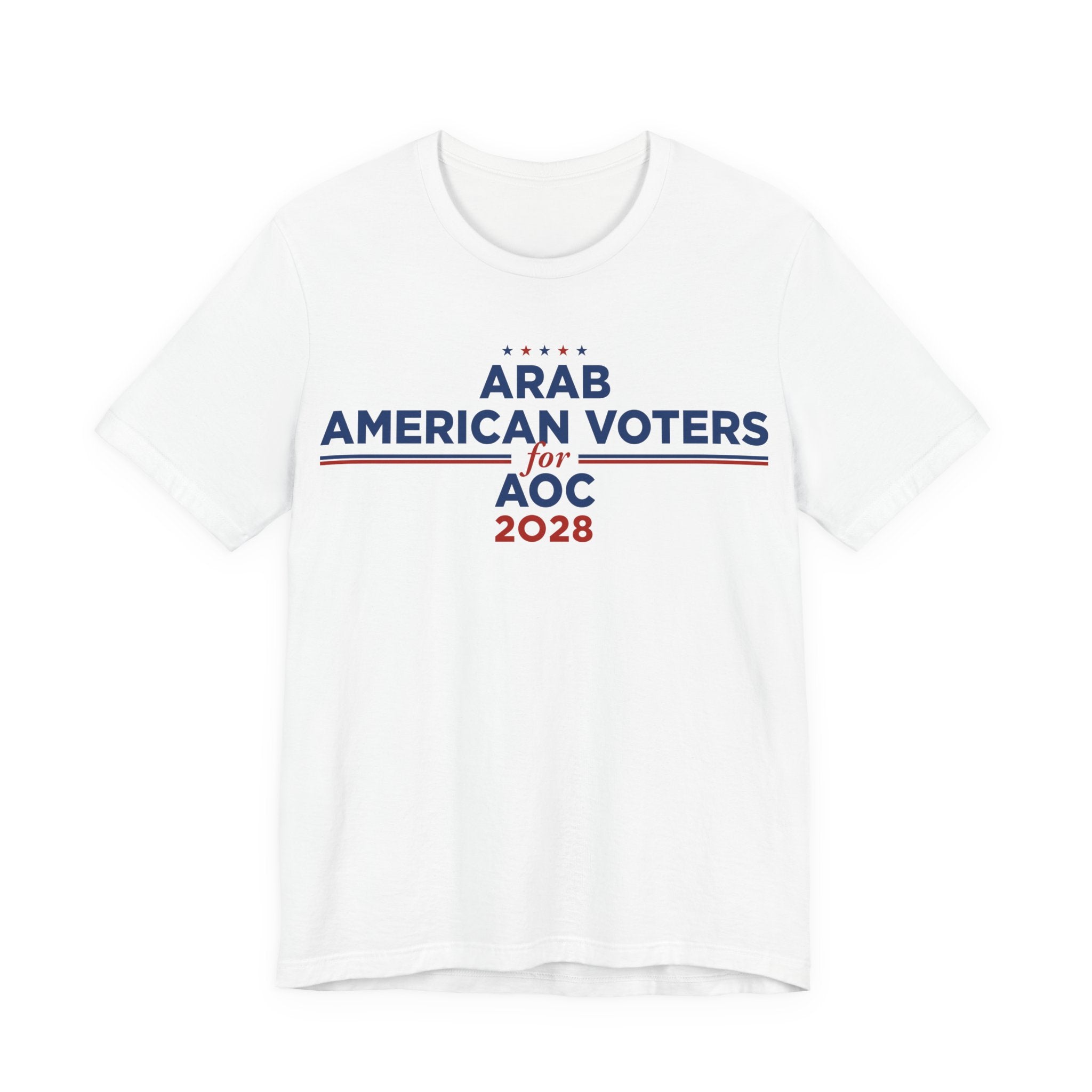Arab American Voters for AOC for President Campaign T-Shirt 2028
