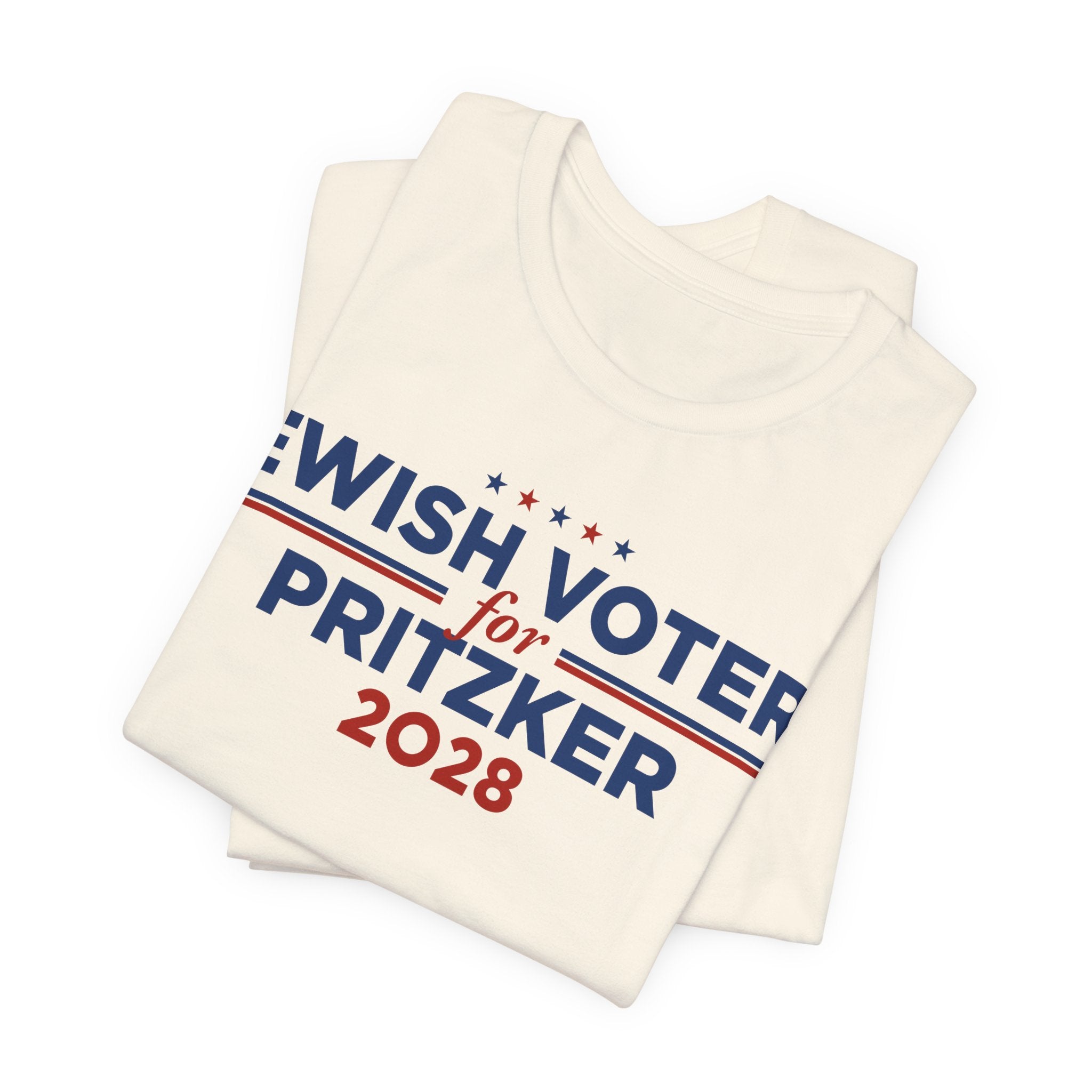 Jewish Voters for J.B. Pritzker for President Campaign T-Shirt 2028