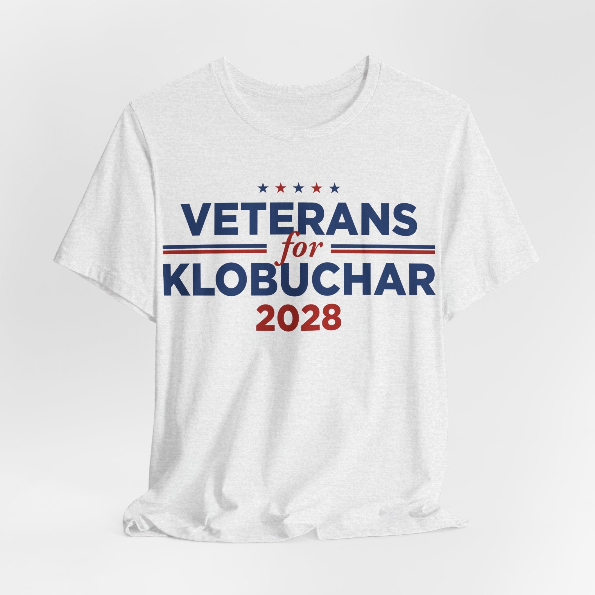 Veterans for Amy Klobuchar for President Campaign T-Shirt 2028