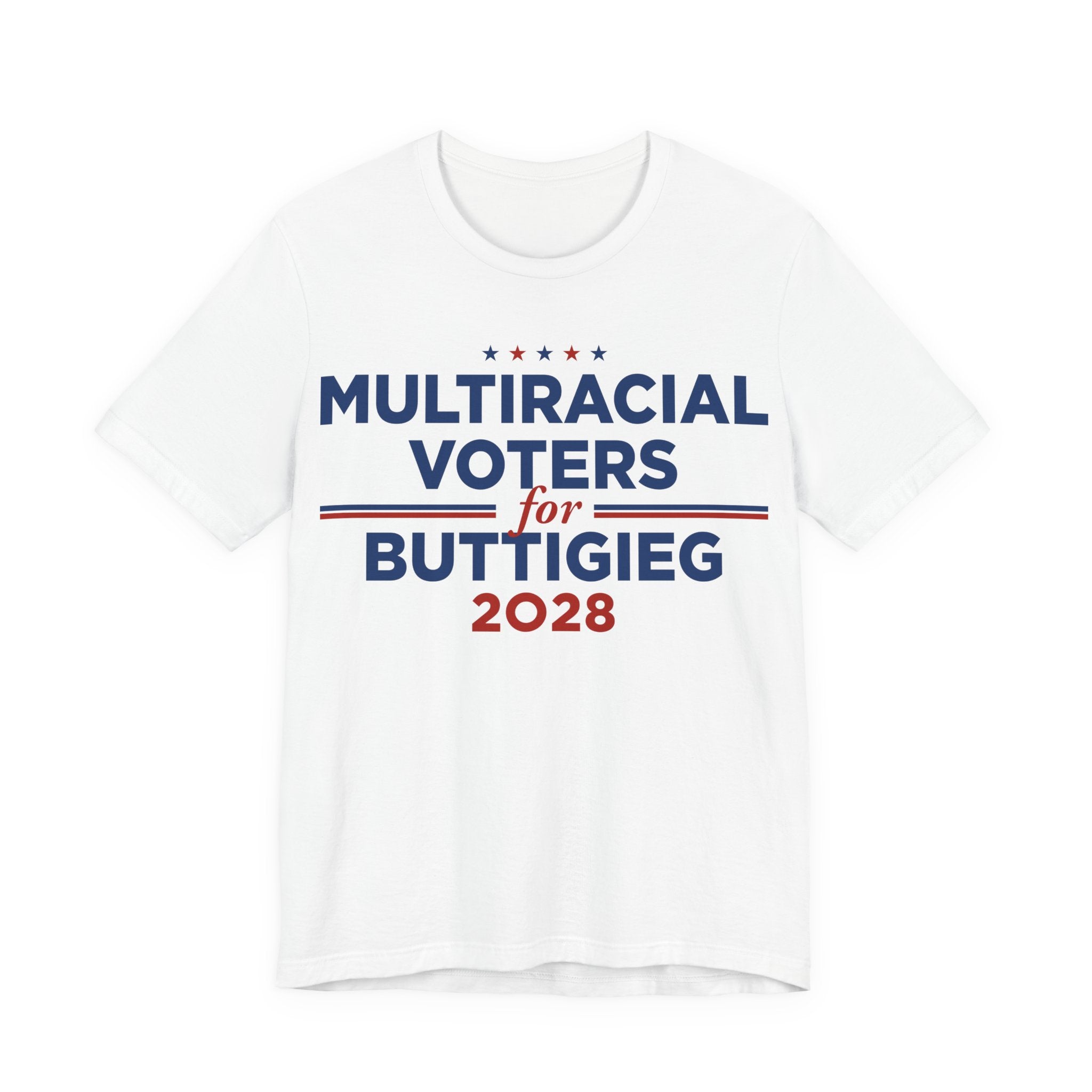 Multiracial Voters for Pete Buttigieg for President Campaign T-Shirt 2028